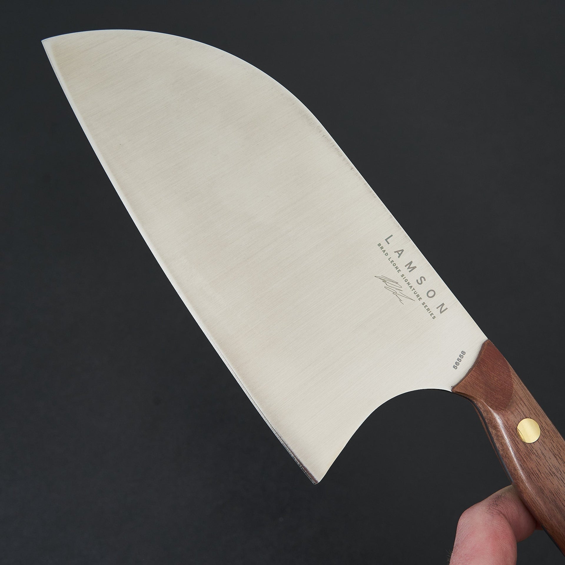 8” Brad Leone Chinese Santoku Cleaver-Knife-LamsonSharp-Carbon Knife Co