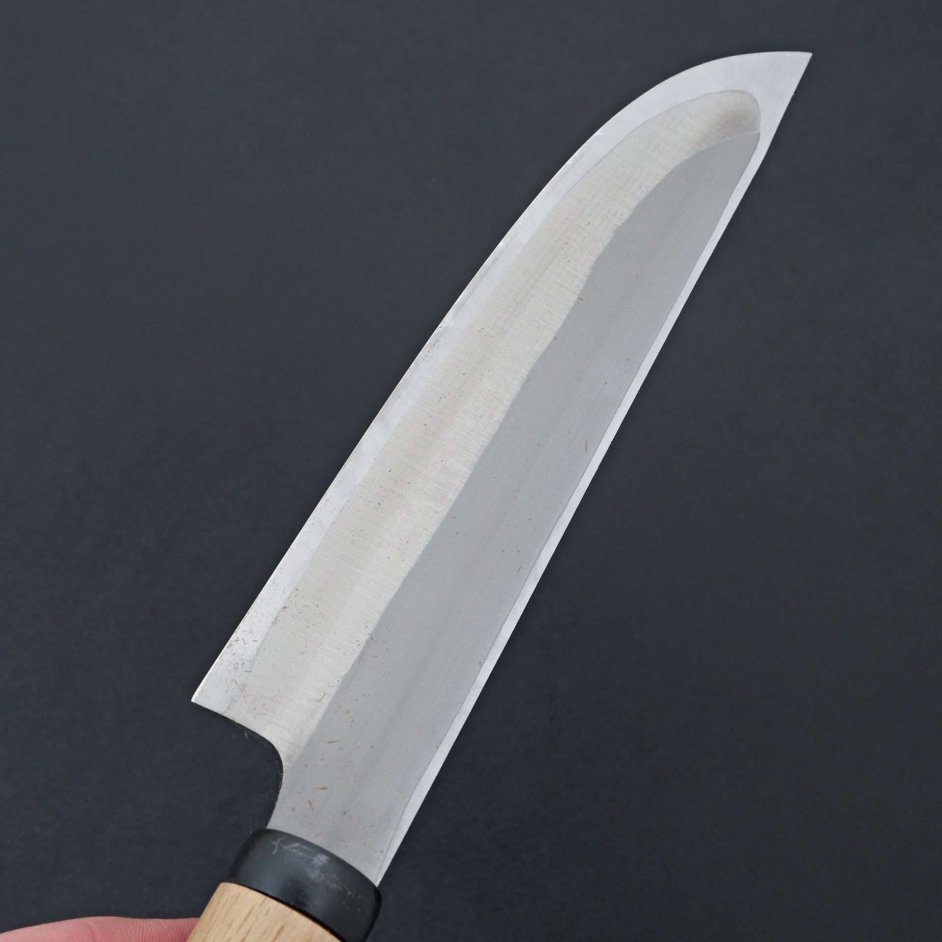 Ajikataya Kengata Hatchet 210mm Oak Handle (Single Bevel)-Knife-Hitohira-Carbon Knife Co