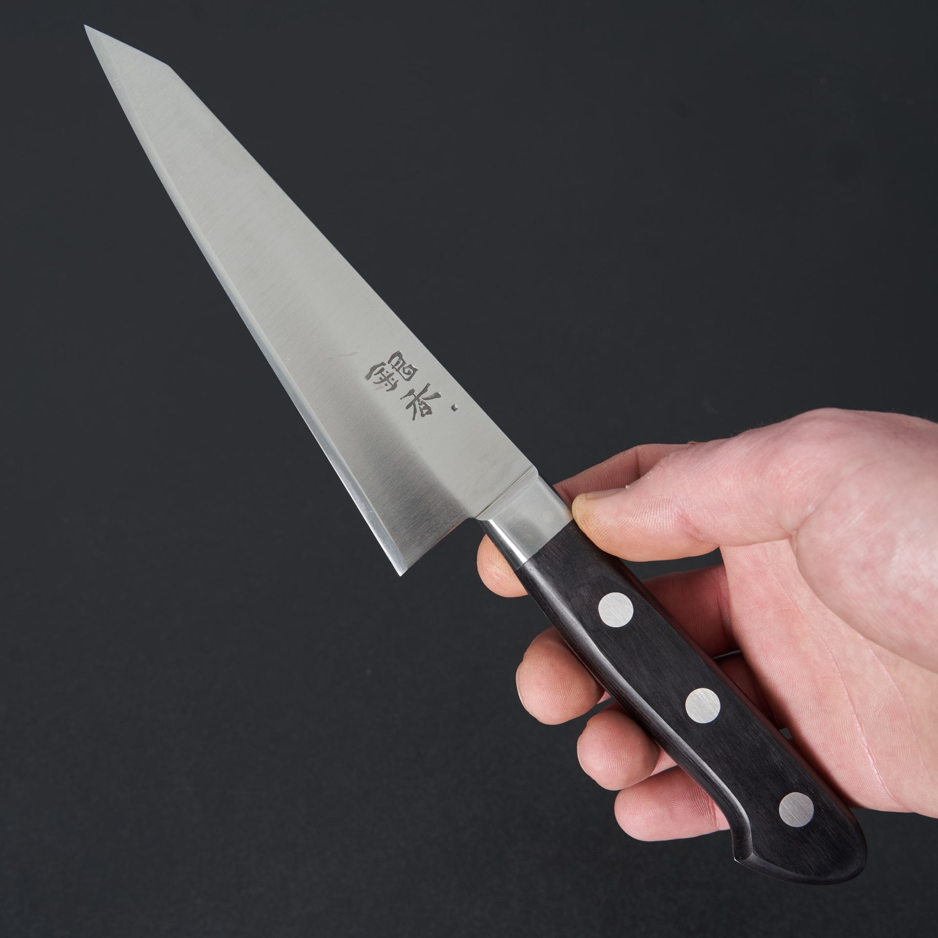 Ashi Ginga Stainless LEFT Western Honesuki 150mm-Knife-Ashi Hamono-Carbon Knife Co