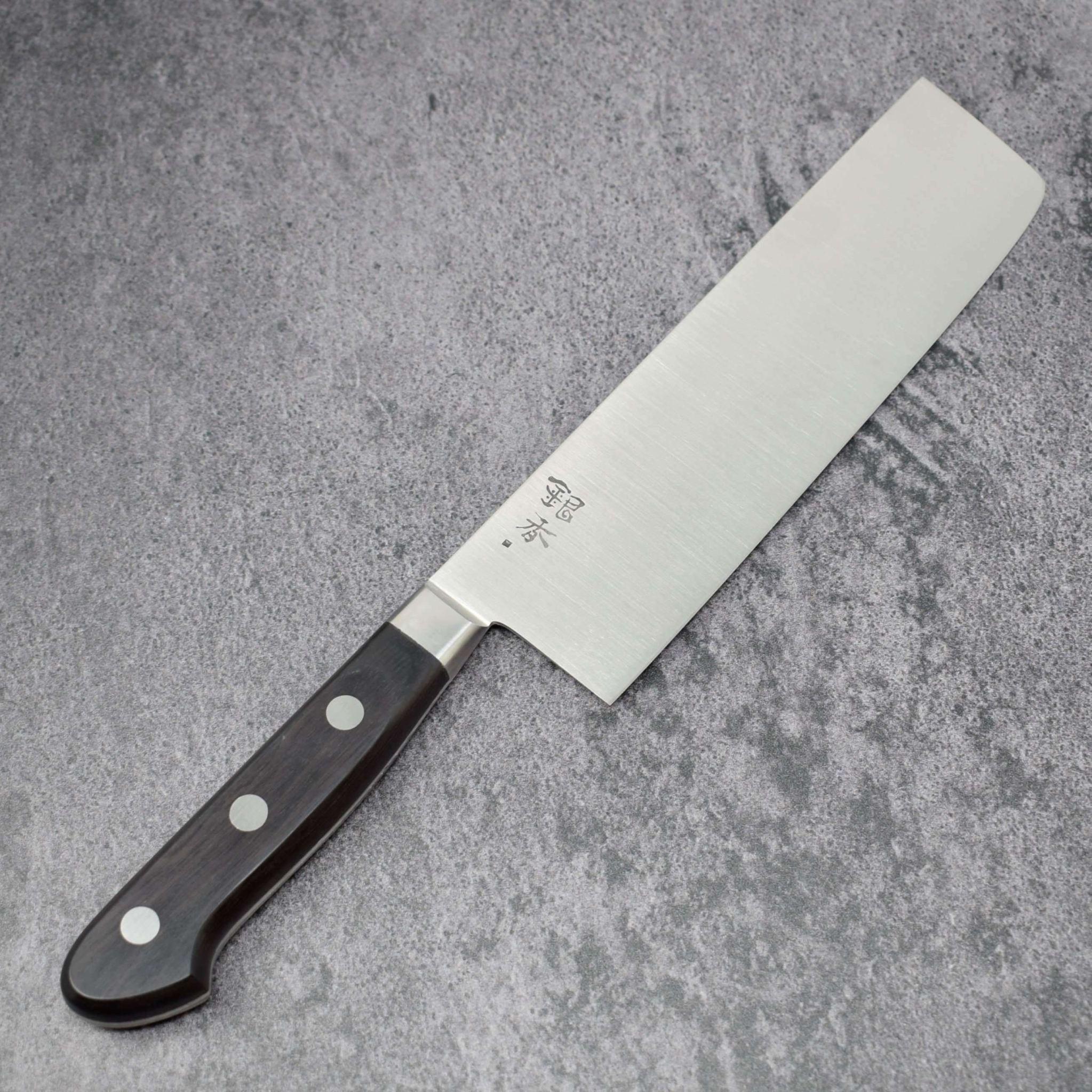 Ashi Ginga Stainless Western Nakiri 180mm