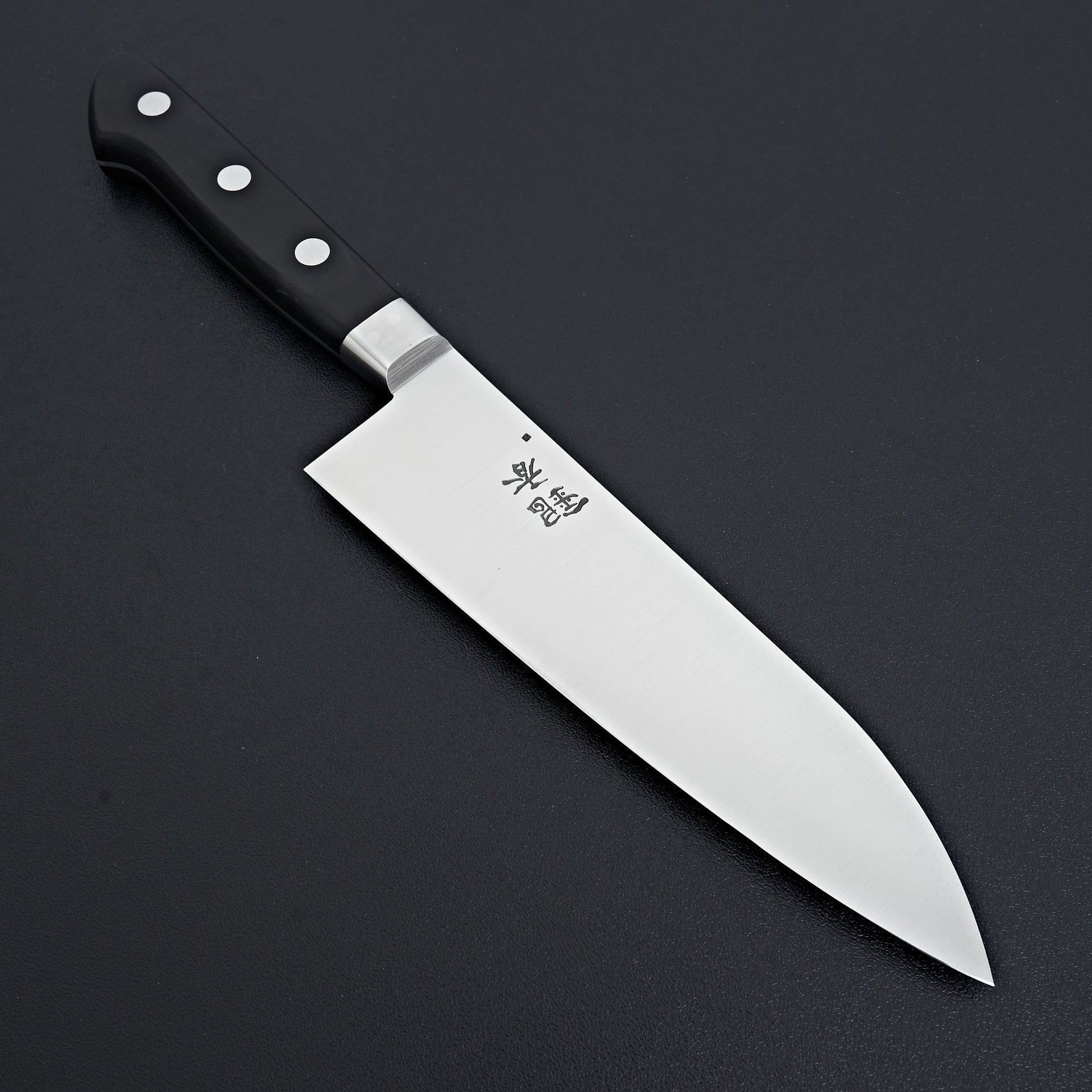 Ashi Ginga Stainless Western Santoku 165mm-Knife-Ashi Hamono-Carbon Knife Co