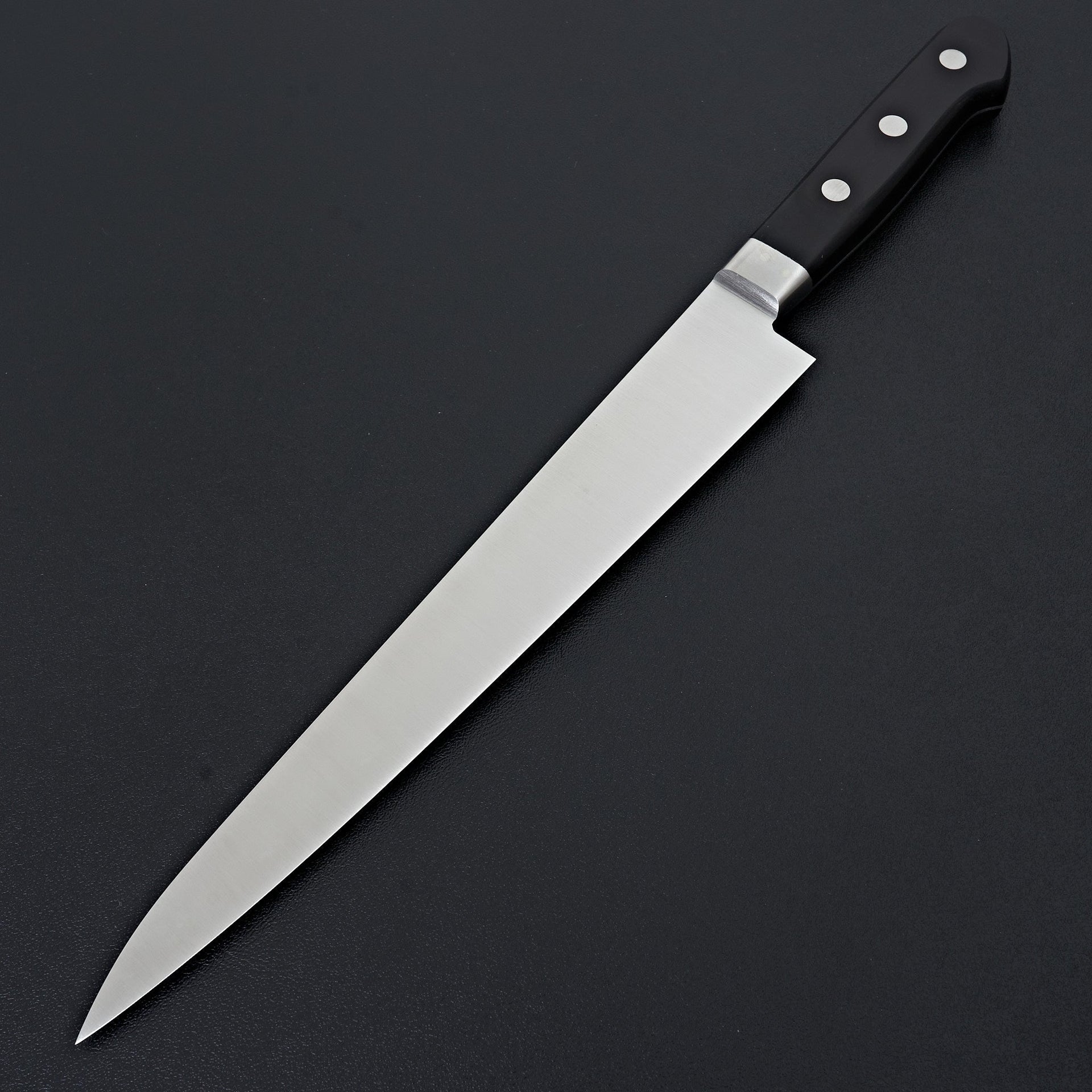 Ashi Ginga Stainless Western Sujihiki 240mm-Knife-Ashi Hamono-Carbon Knife Co