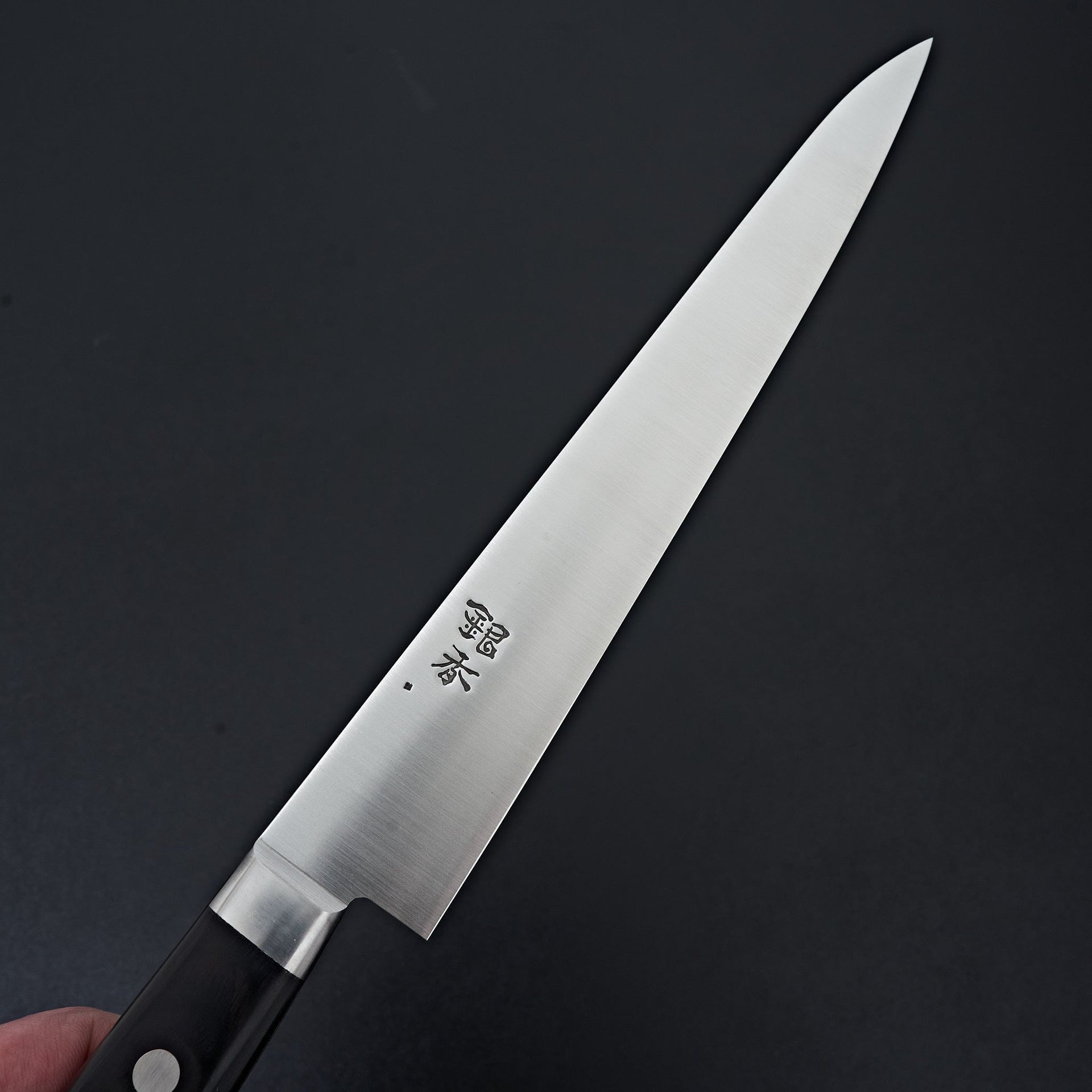 Ashi Ginga Stainless Western Sujihiki 240mm-Knife-Ashi Hamono-Carbon Knife Co
