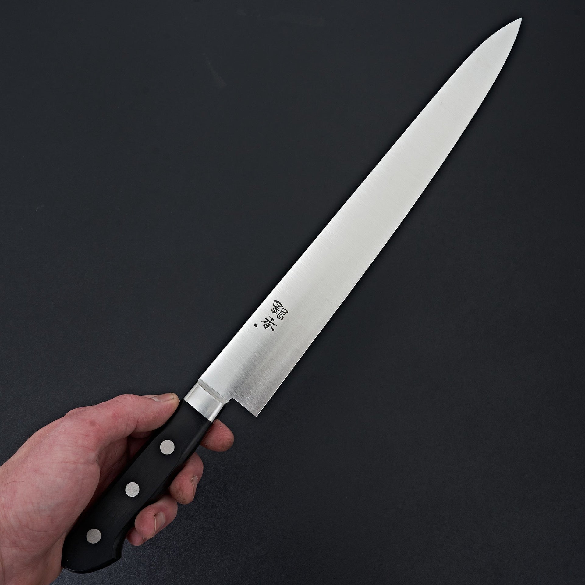 Ashi Ginga Stainless Western Sujihiki 300mm-Knife-Ashi Hamono-Carbon Knife Co