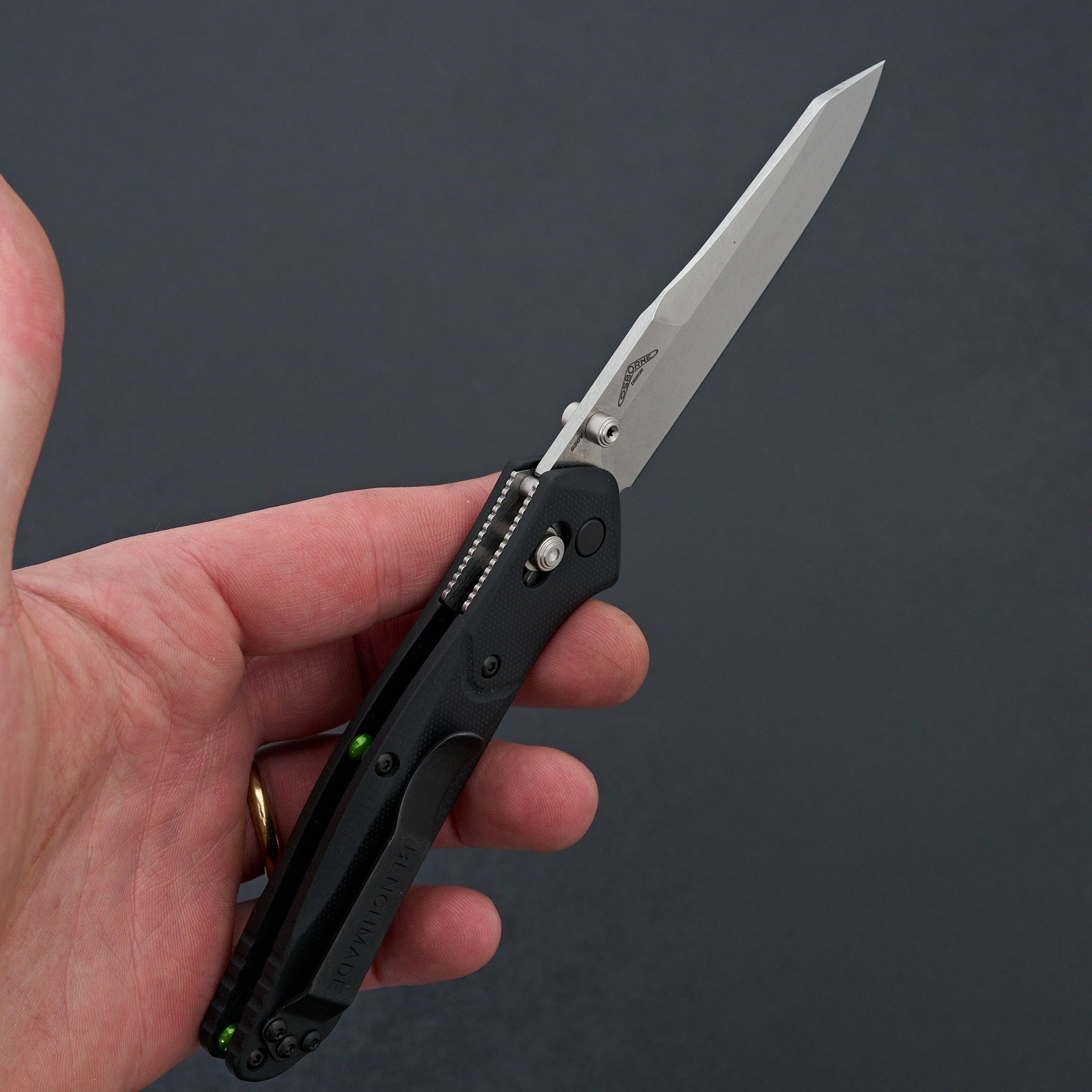 Benchmade 940 Osborne Black G10-Knife-Benchmade-Carbon Knife Co