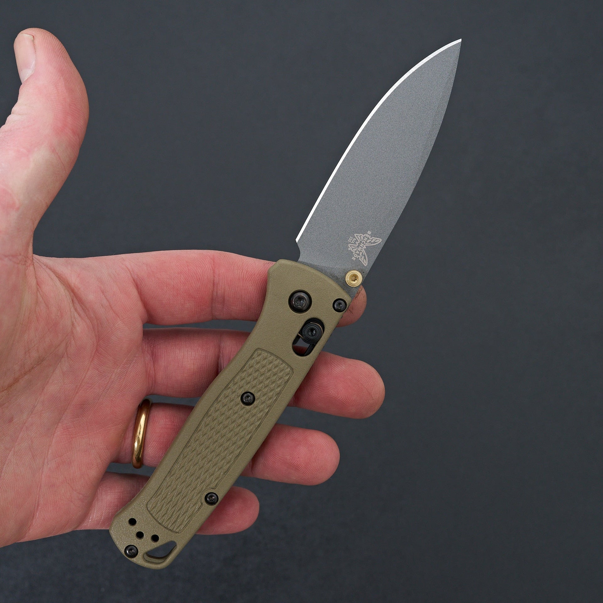 Benchmade Bugout Ranger Green Grivory-Knife-Benchmade-Carbon Knife Co