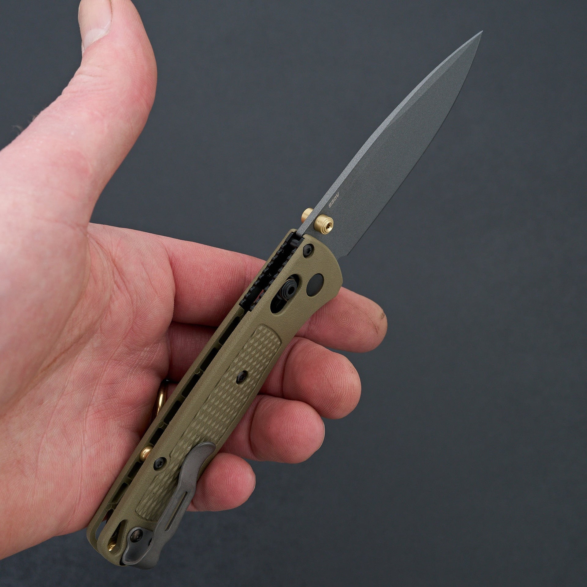 Benchmade Bugout Ranger Green Grivory-Knife-Benchmade-Carbon Knife Co