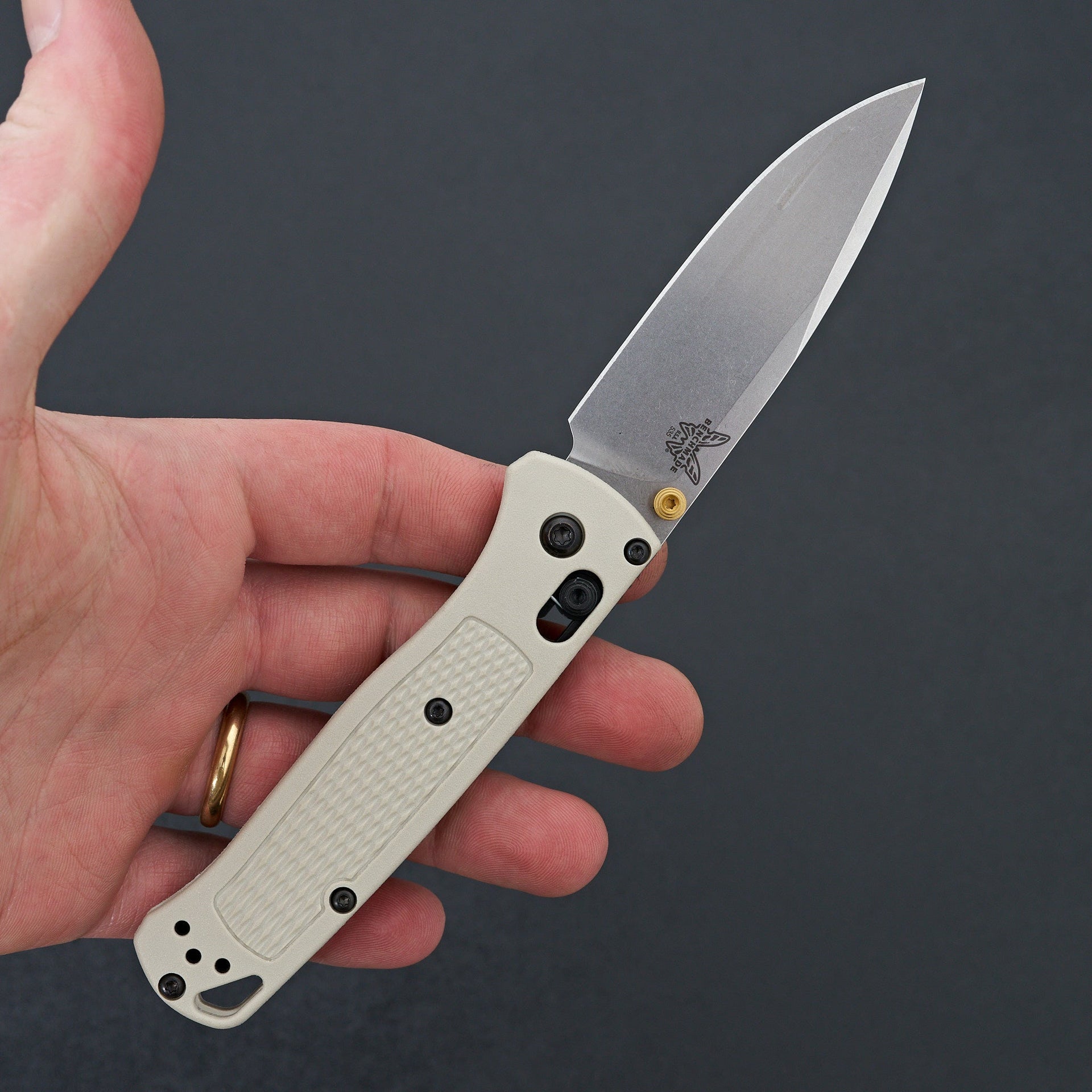 Benchmade Bugout Tan Grivory-Knife-Benchmade-Carbon Knife Co