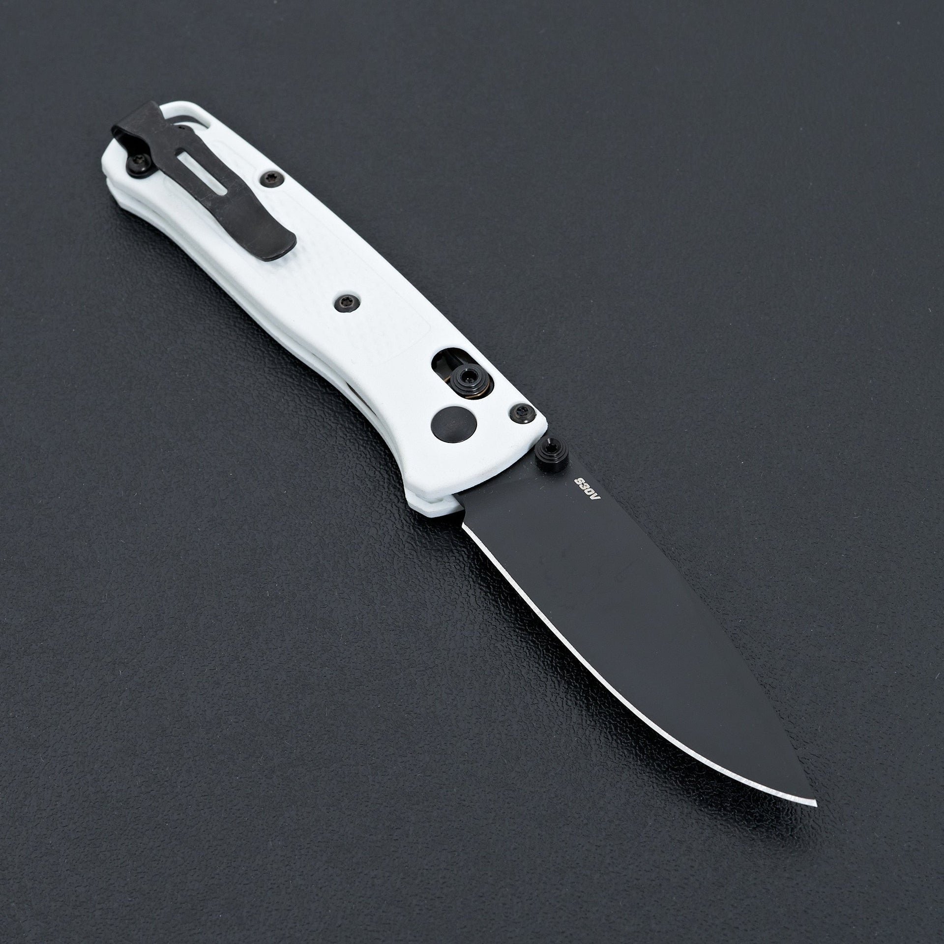 Benchmade Mini Bugout White Grivory-Knife-Benchmade-Carbon Knife Co