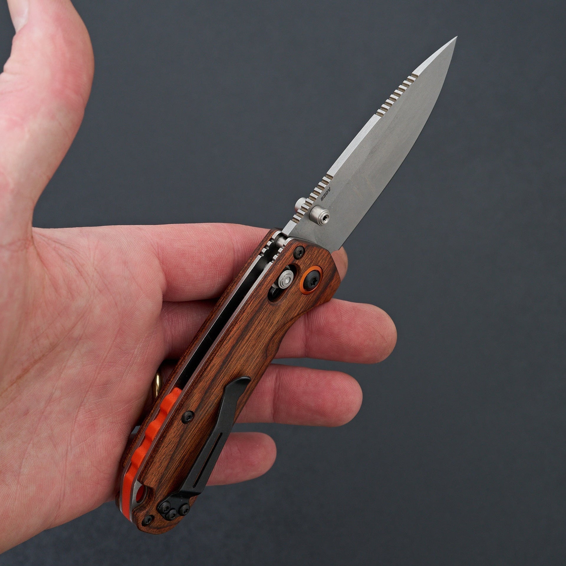 Benchmade Northfork Stabilized Wood-Knife-Benchmade-Carbon Knife Co