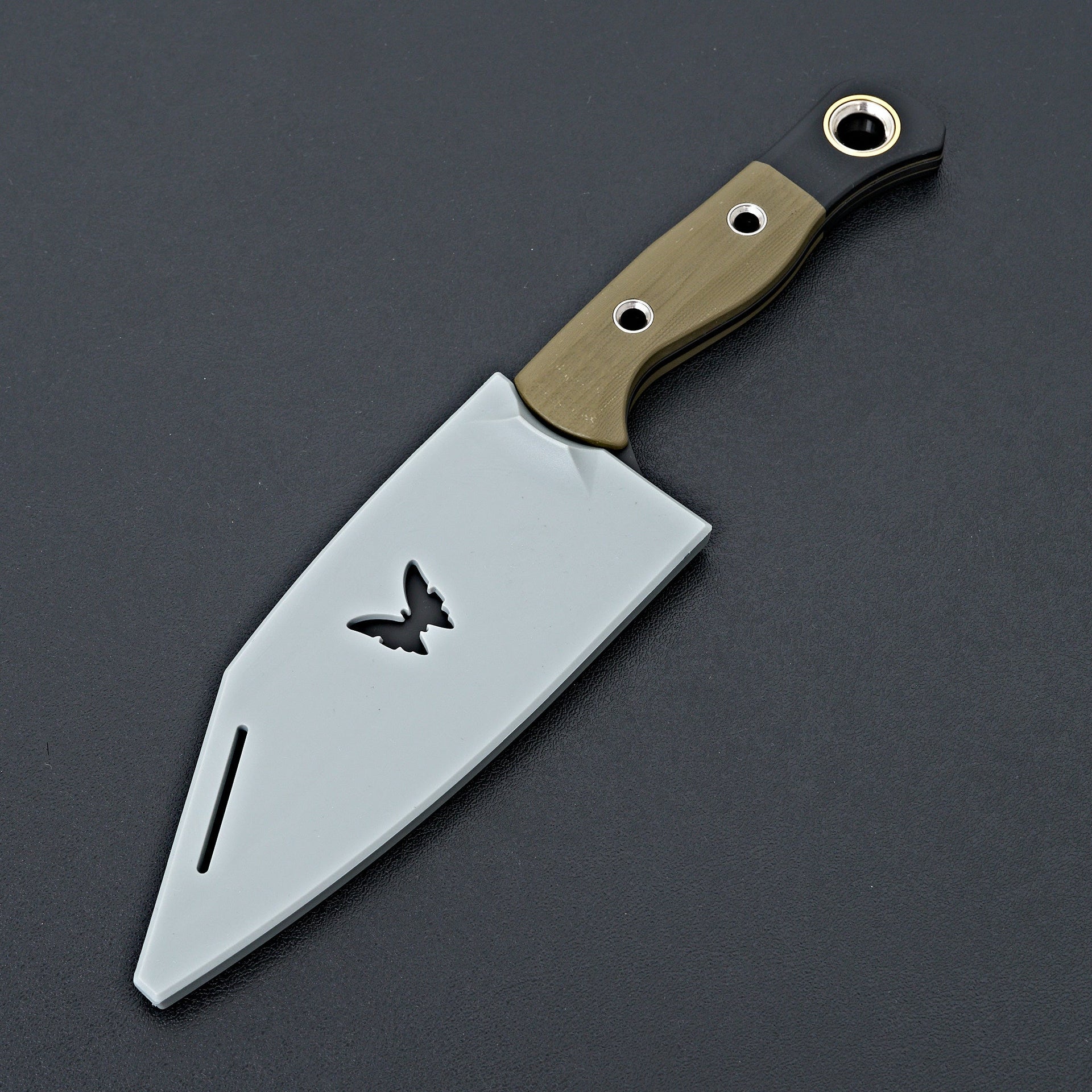 Benchmade Station Kitchen Knife OD Green & Black G-10-Knife-Benchmade-Carbon Knife Co