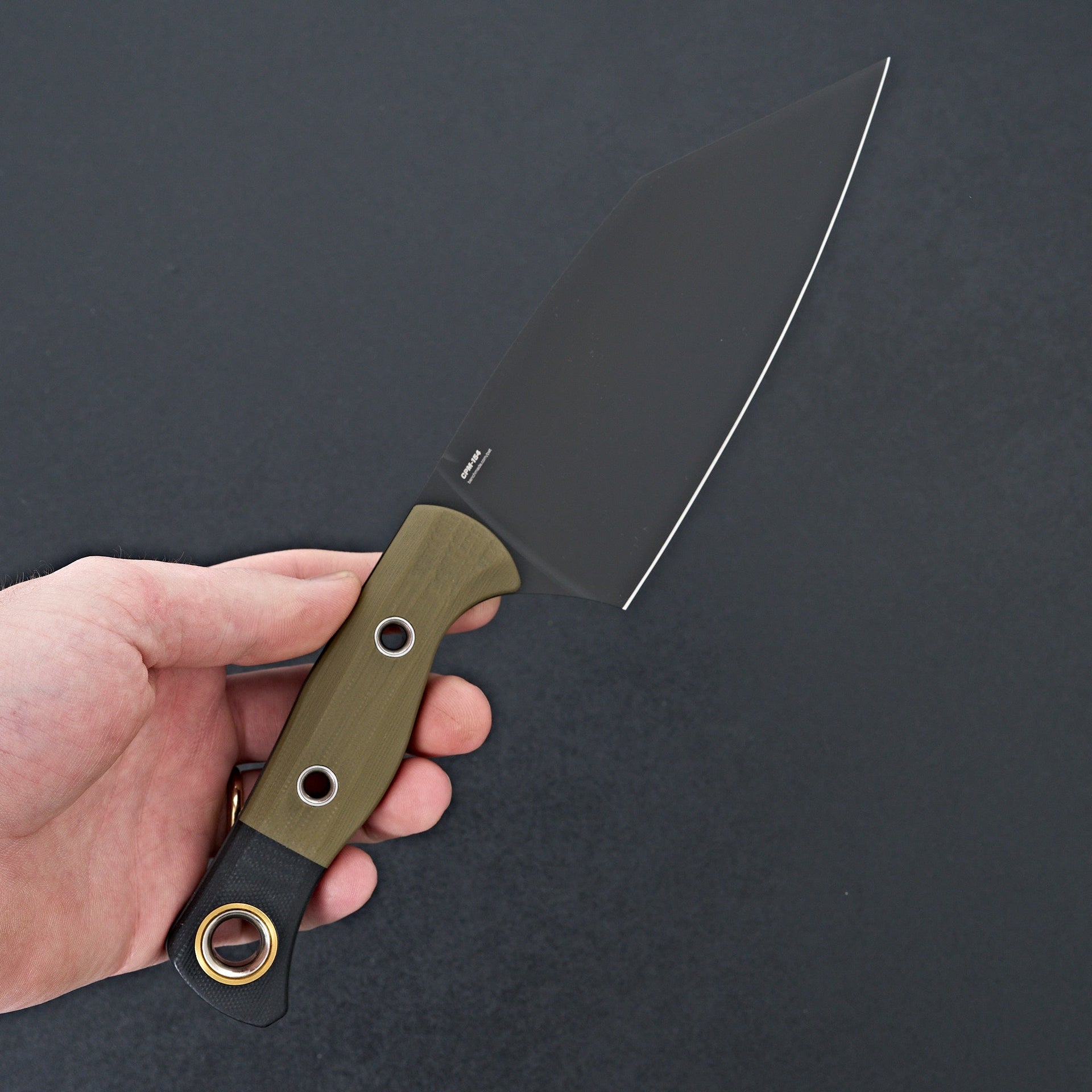 Benchmade Station Kitchen Knife OD Green & Black G-10-Knife-Benchmade-Carbon Knife Co