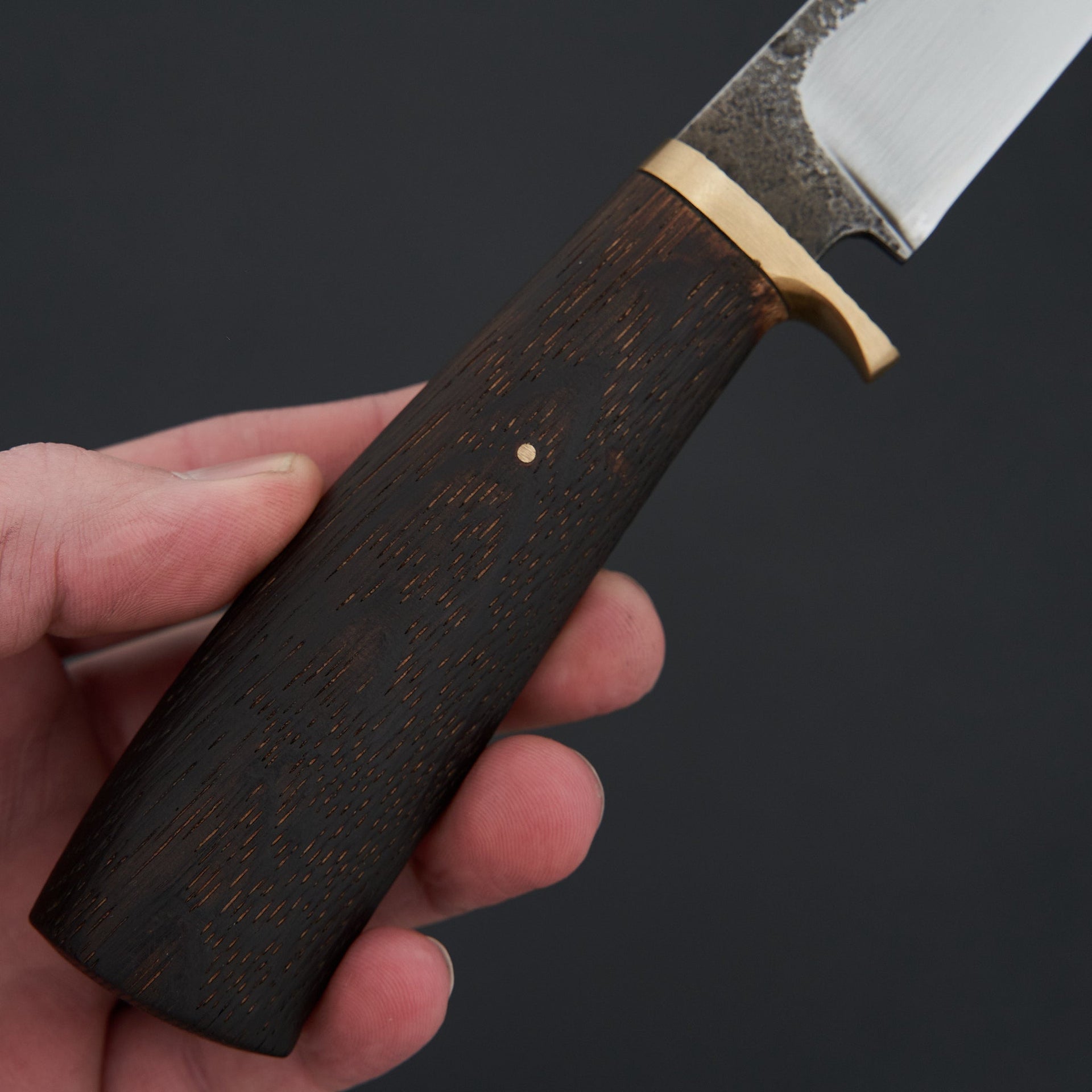 Bryan Raquin 125SC Oak Hunter-Knife-Bryan Raquin-Carbon Knife Co