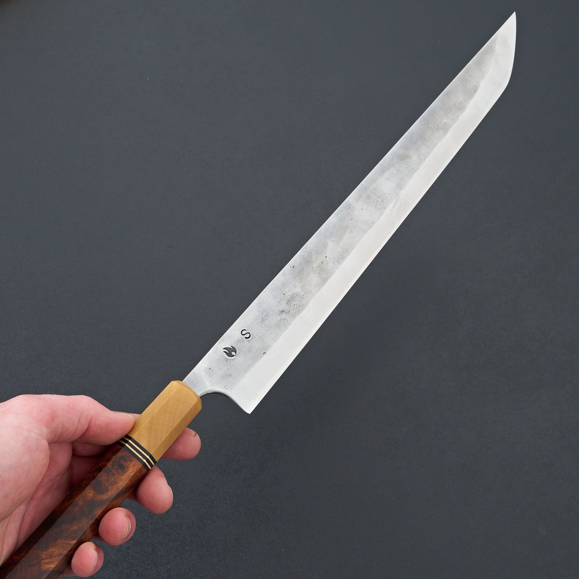 Carter Cutlery 12.52" Muteki Signature #5619 Takohiki by Taylor-Knife-Carter Cutlery-Carbon Knife Co