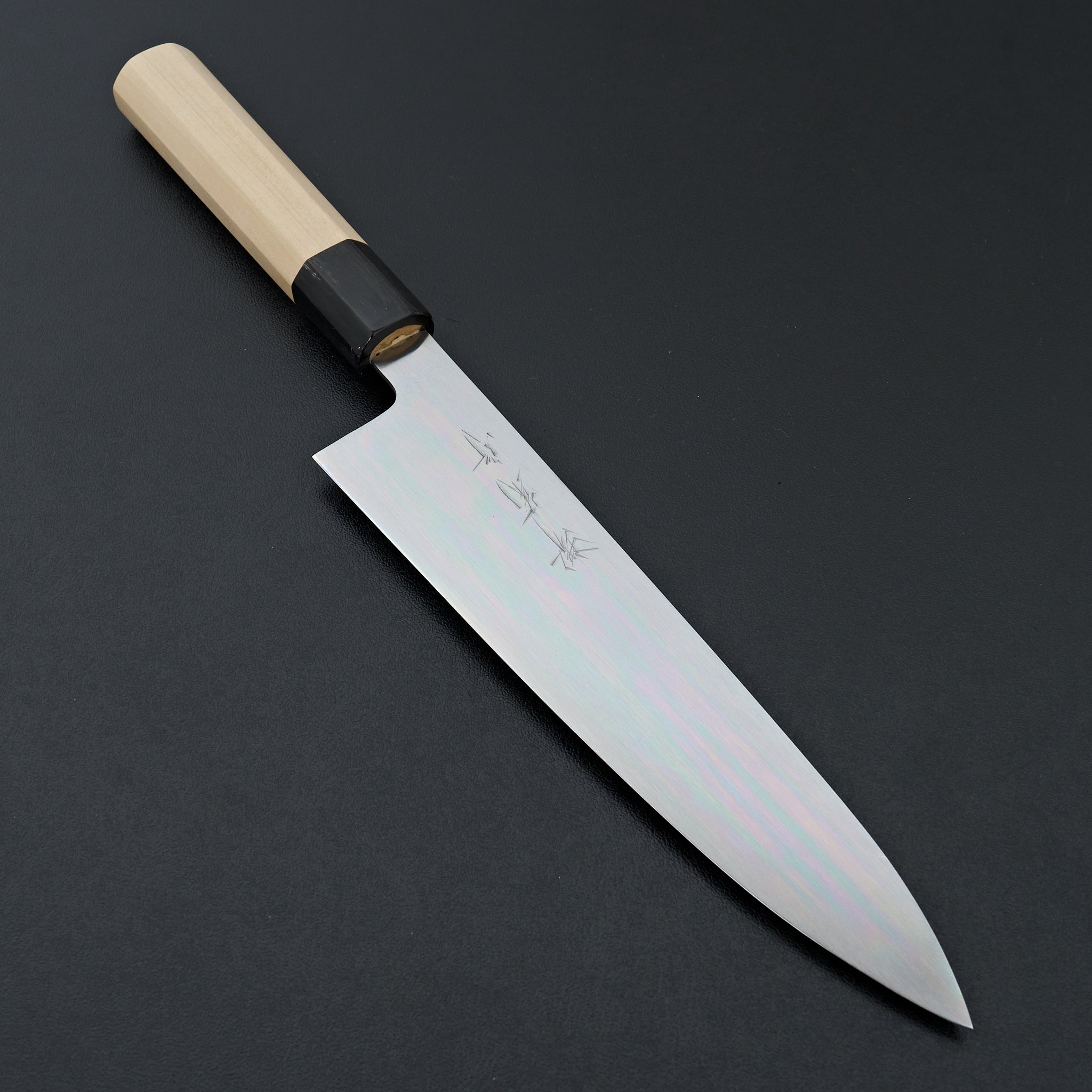 RINA KATAGIRI ホワイト レース kinchaku Sakai Kikumori Gokujyo White #2 Gyuto 210mm