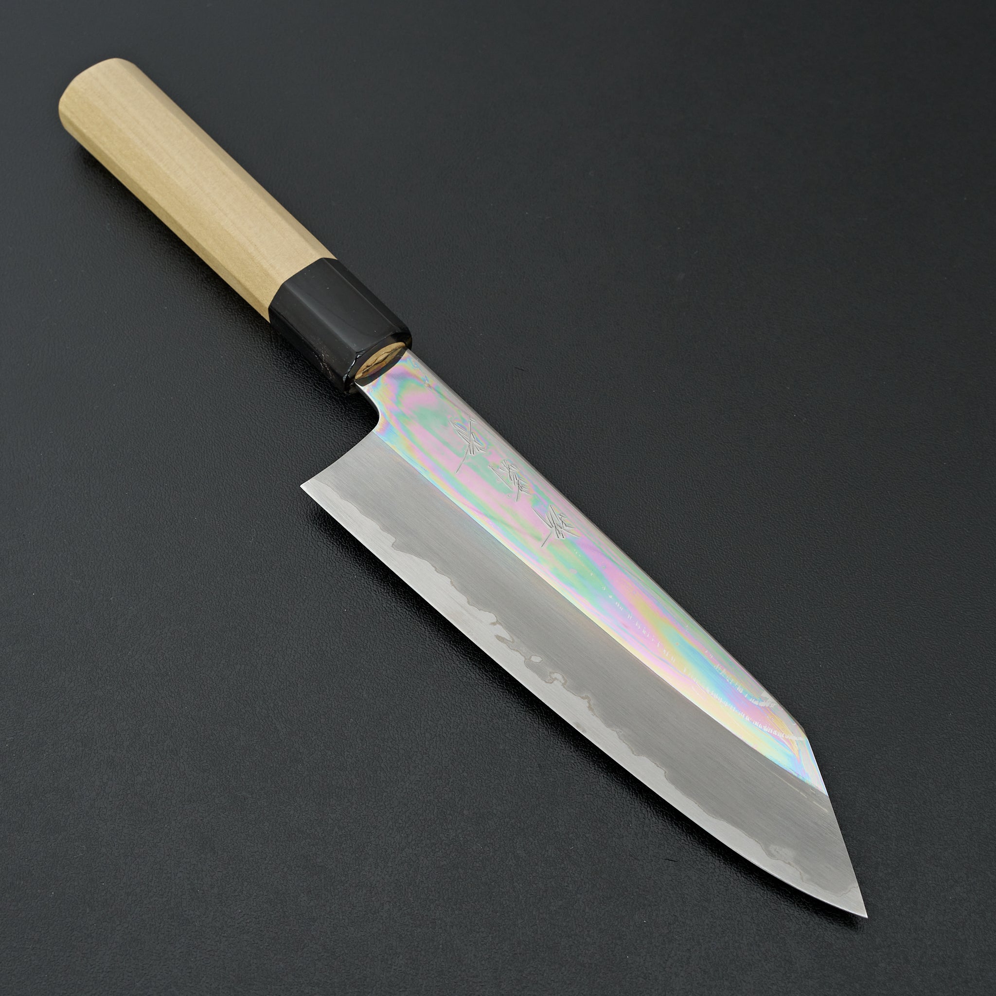 katsuji様 Sakai Kikumori Nakagawa White 1 Stainless Clad Mirror Kiritsuke Santok