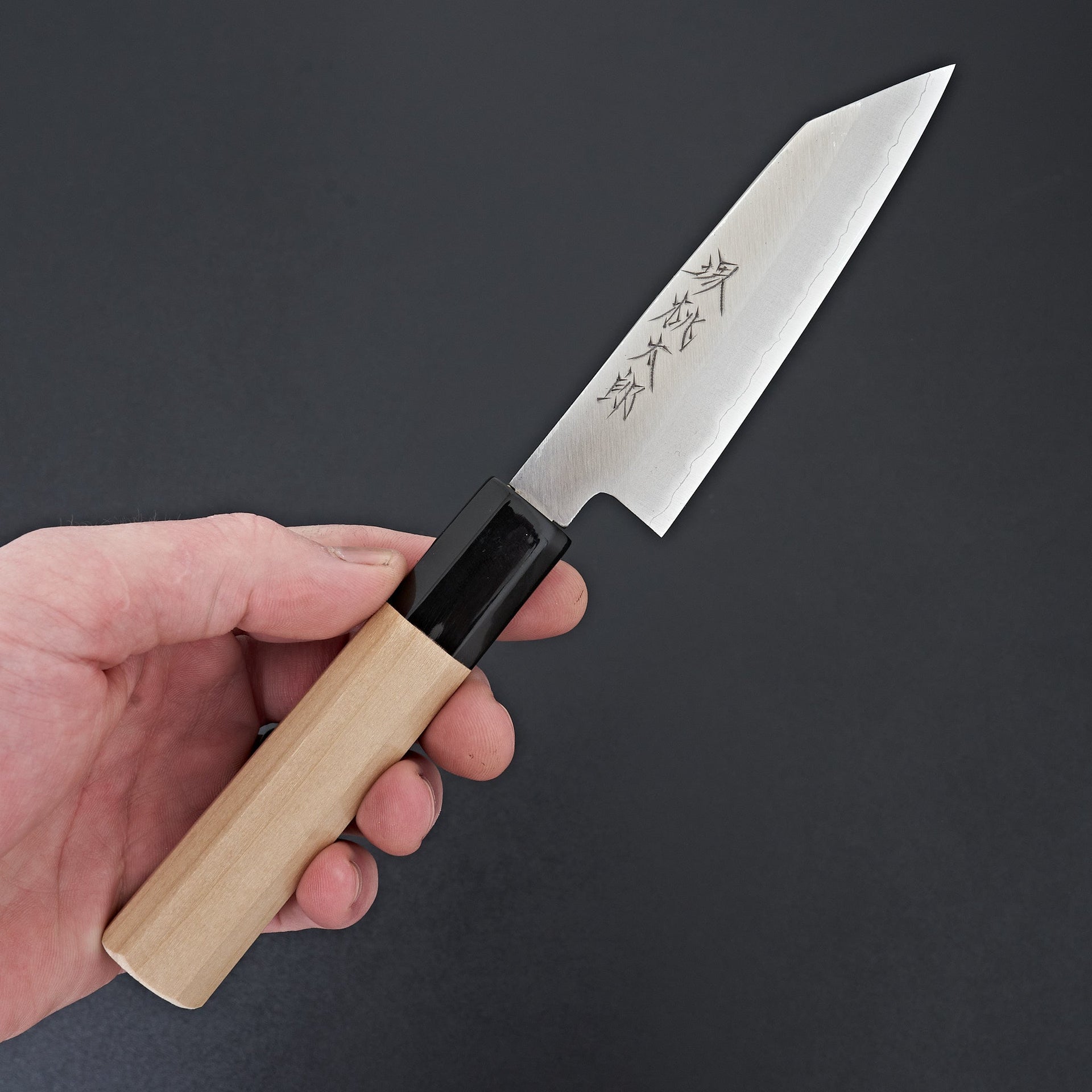 De Sakai Momotaro Ginsan Kiritsuke Petty 120mm-Carbon Knife Co-Carbon Knife Co