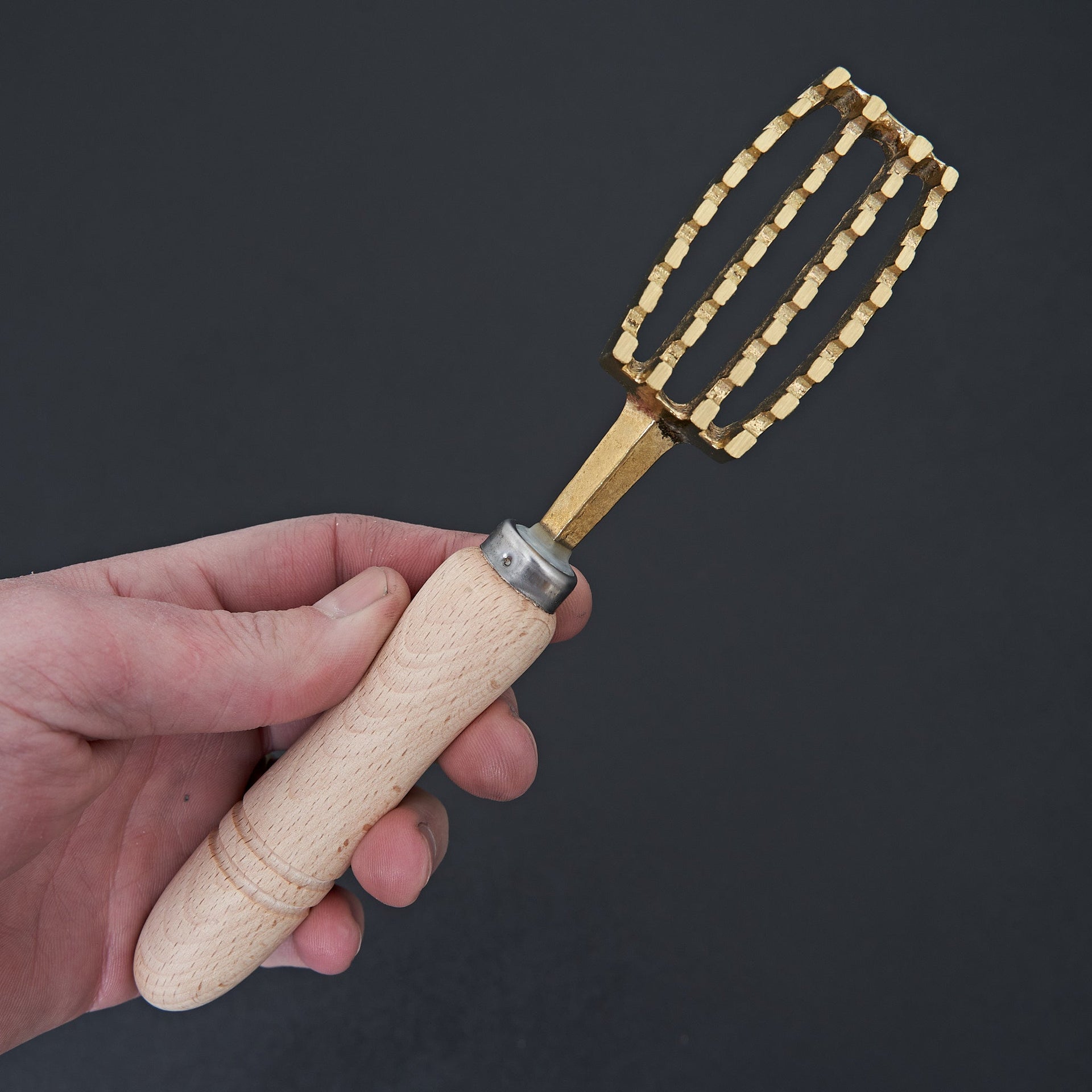 Fish Scaler Brass Large-Accessories-Hitohira-Carbon Knife Co