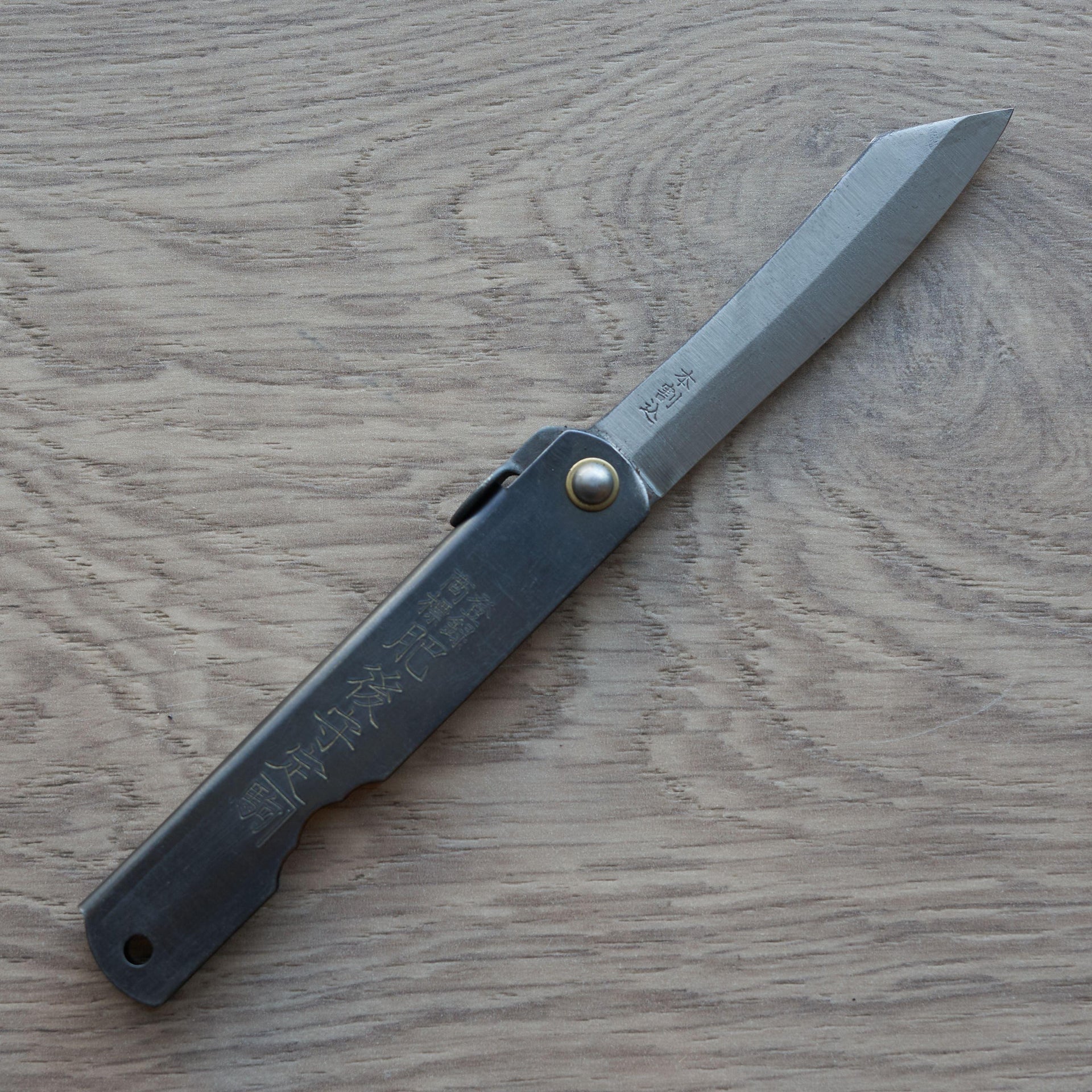 Friction Folder-Knife-Masakage-medium-Gold Aogami-Carbon Knife Co
