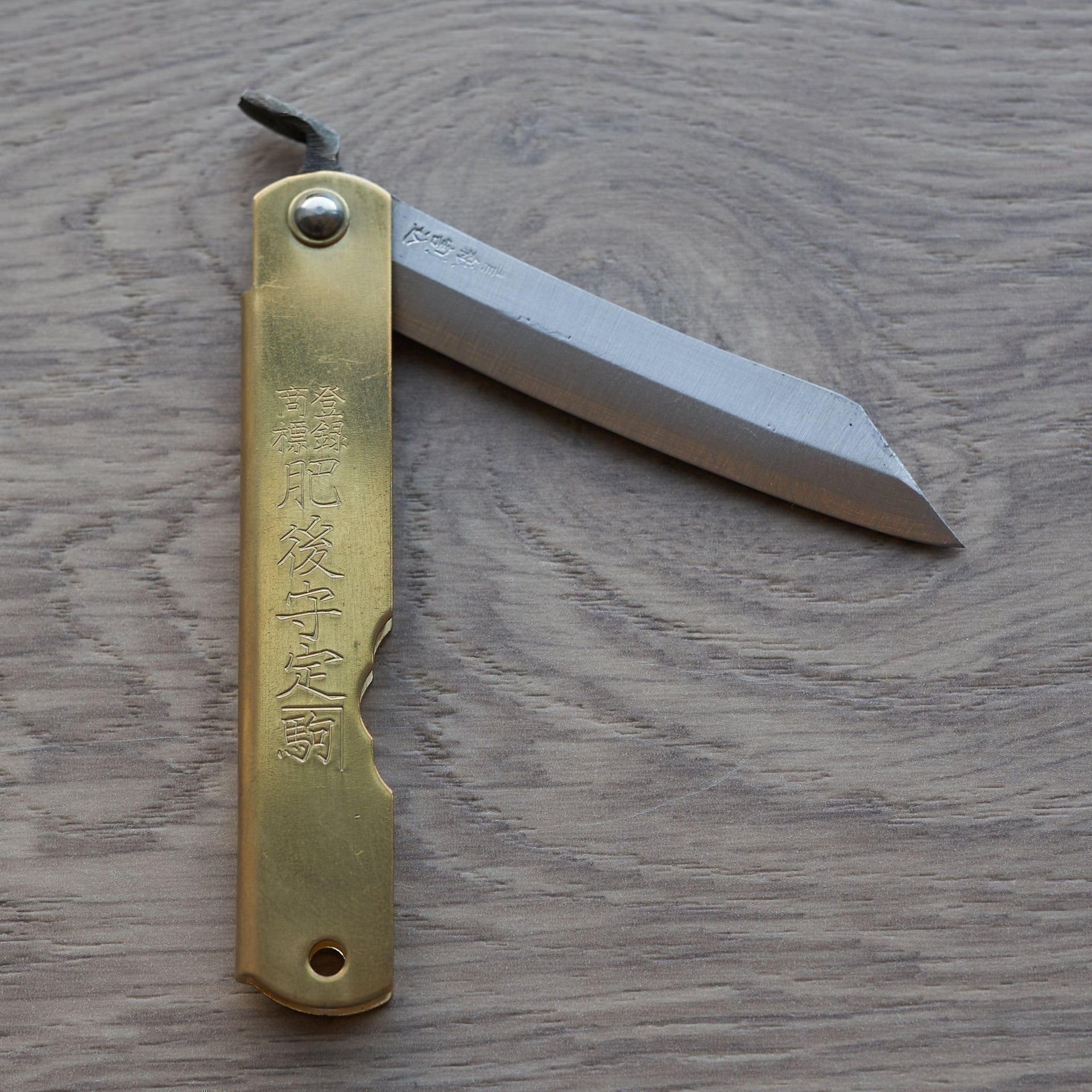 Friction Folder-Knife-Masakage-medium-Gold Aogami-Carbon Knife Co