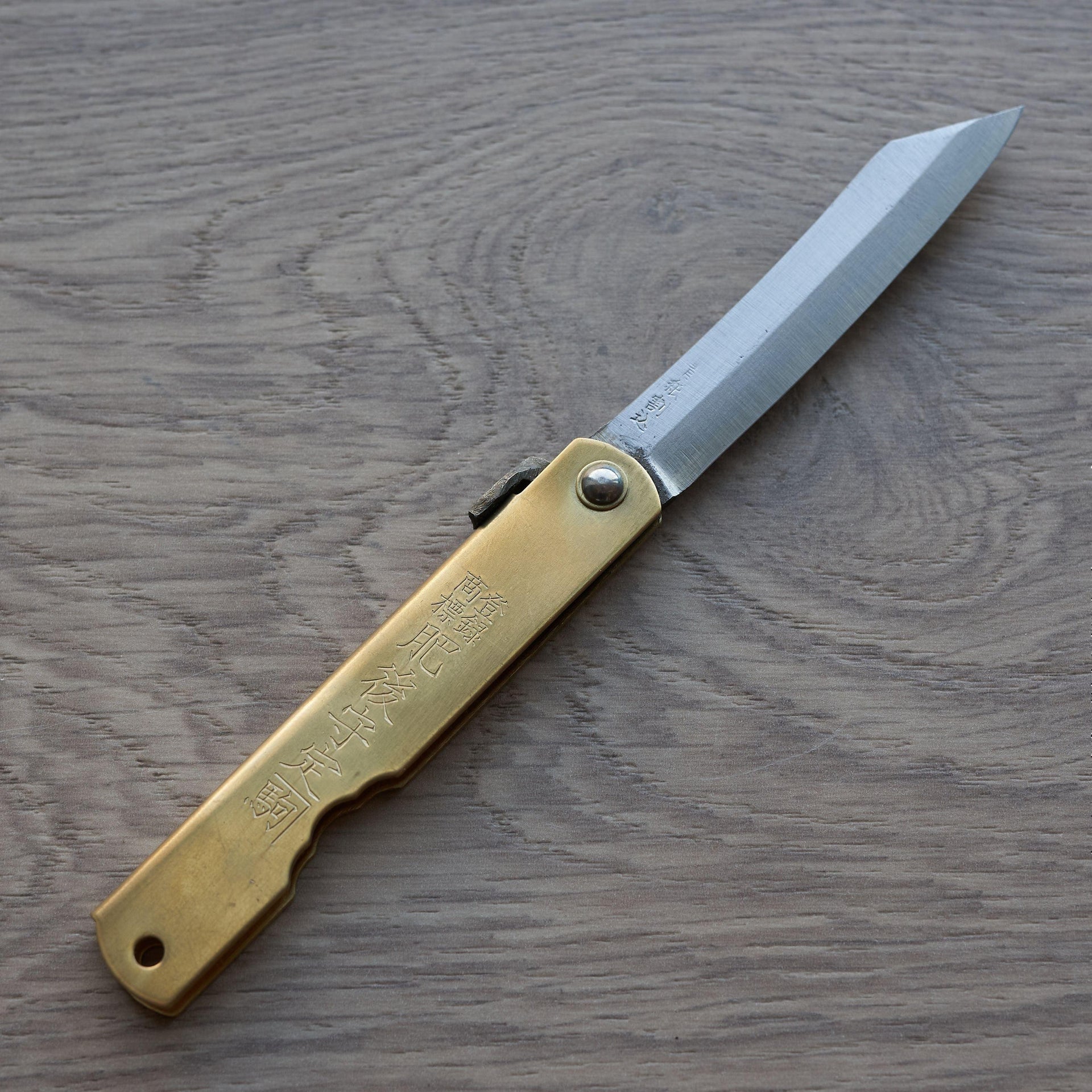 Friction Folder-Knife-Masakage-medium-Gold Aogami-Carbon Knife Co