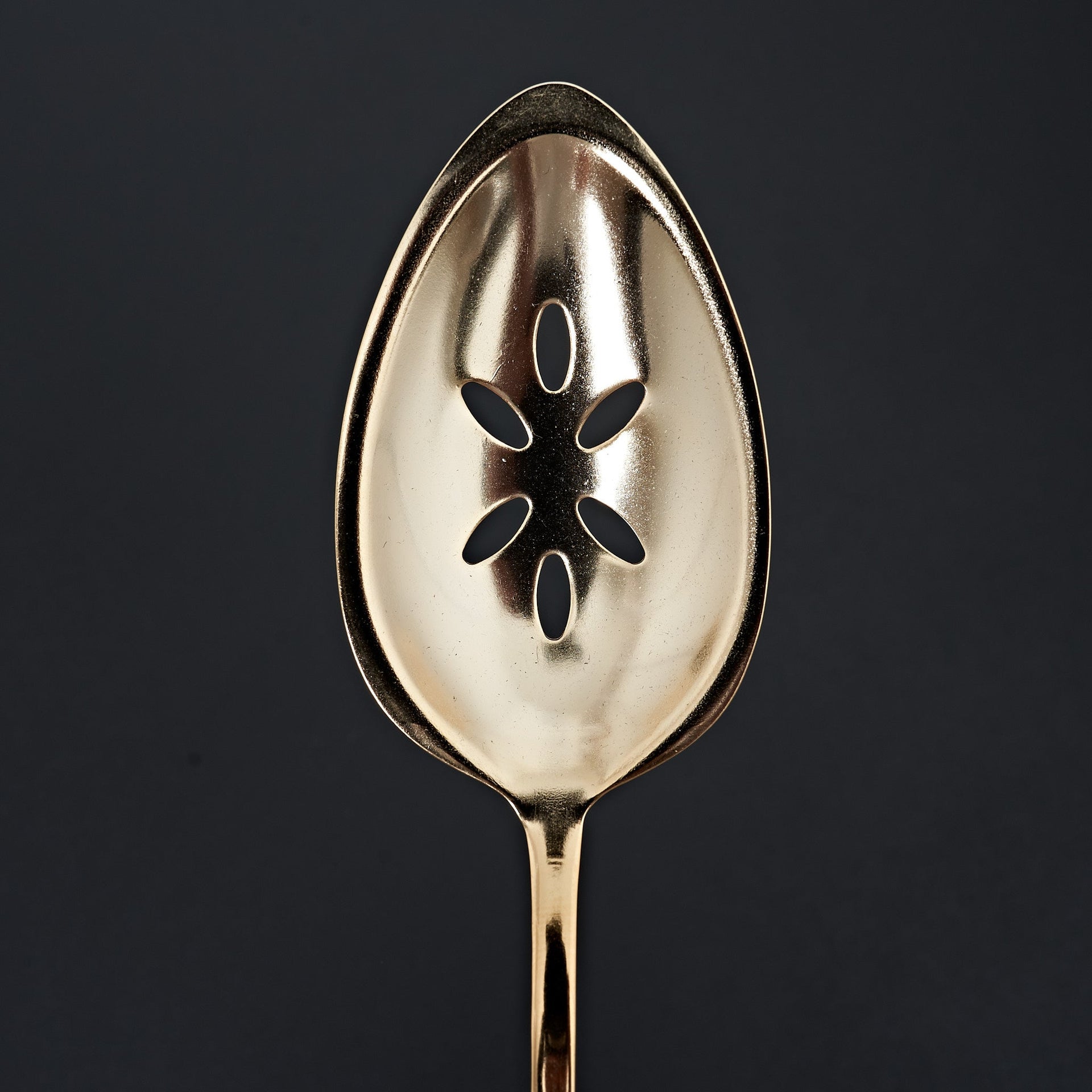 Gestura 00 Slotted Gold Spoon-Cooking Tool-Gestura-Carbon Knife Co