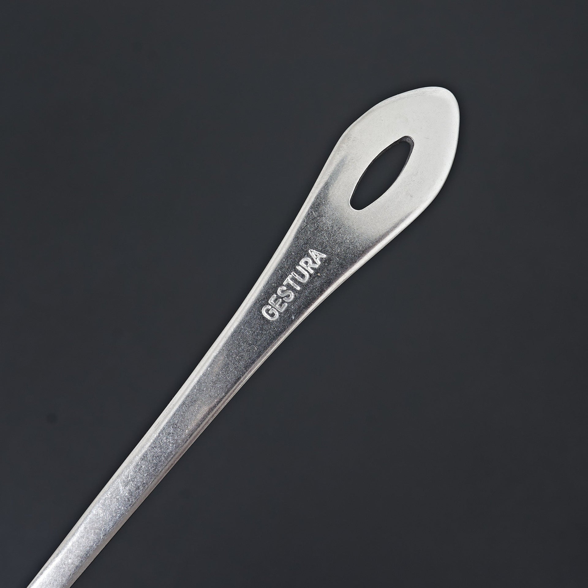Gestura 00 Slotted Silver Spoon-Cooking Tool-Gestura-Carbon Knife Co