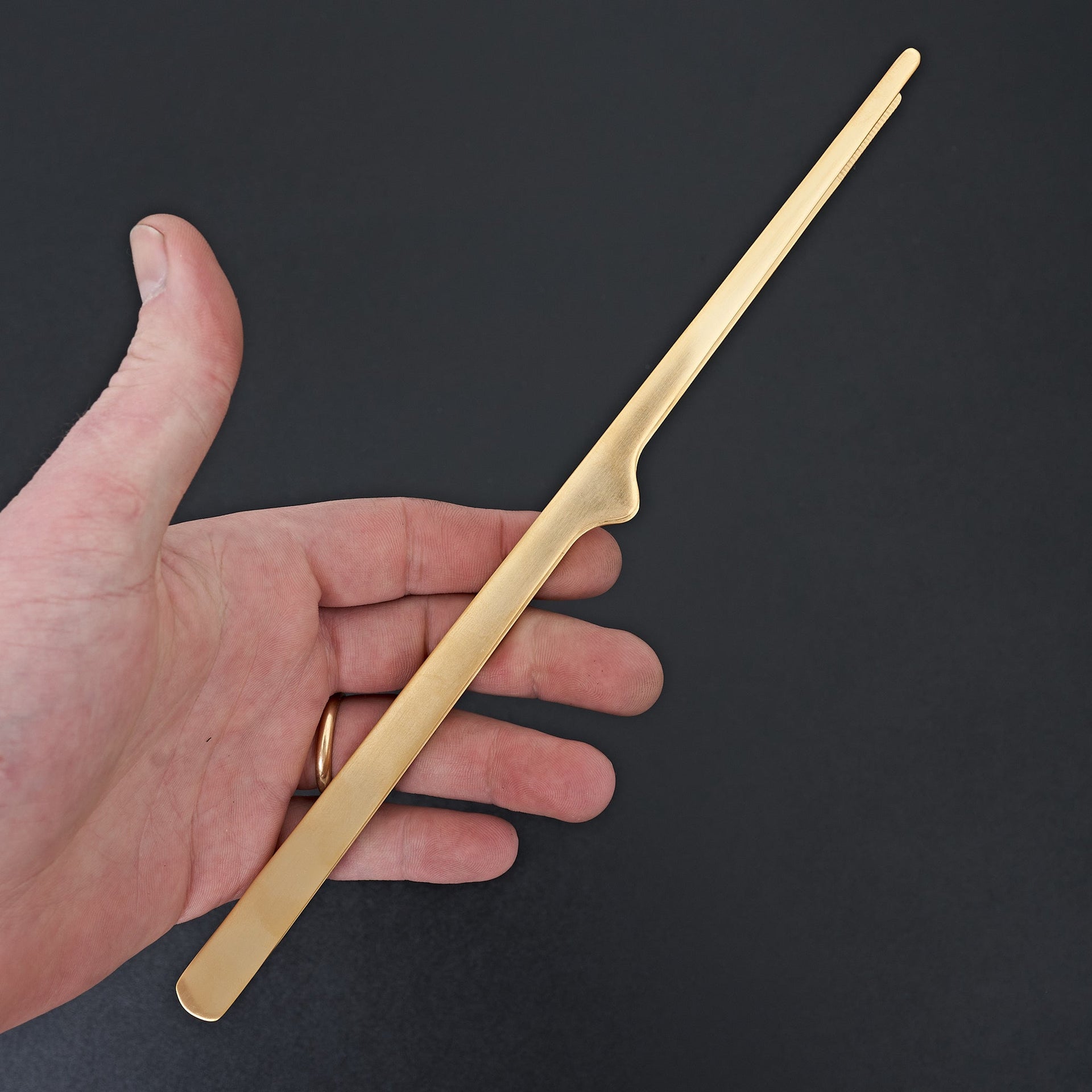 Gestura 10" Stando Tweezer Gold-Cooking Tool-Gestura-Carbon Knife Co