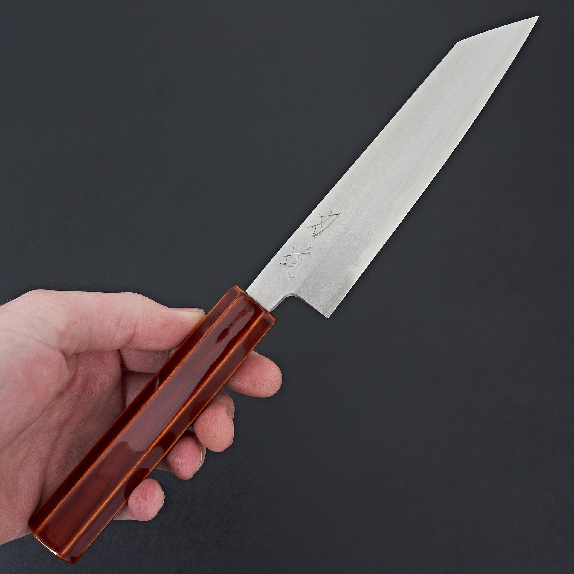 HADO Ginsan Damascus Kiritsuke Petty 150mm-Knife-Hado-Carbon Knife Co