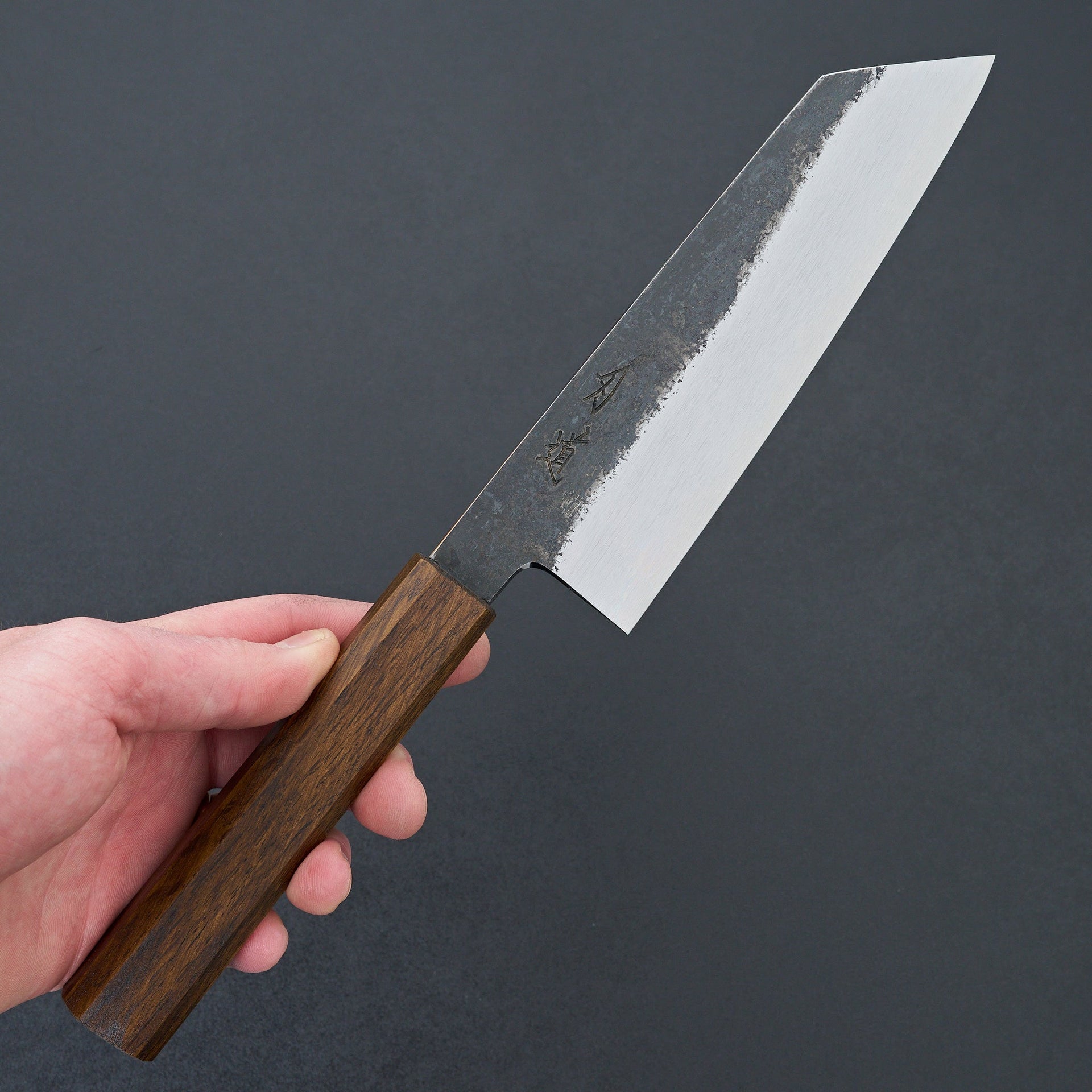 HADO Sumi Blue #1 Damascus Bunka 180mm-Knife-Hado-Carbon Knife Co