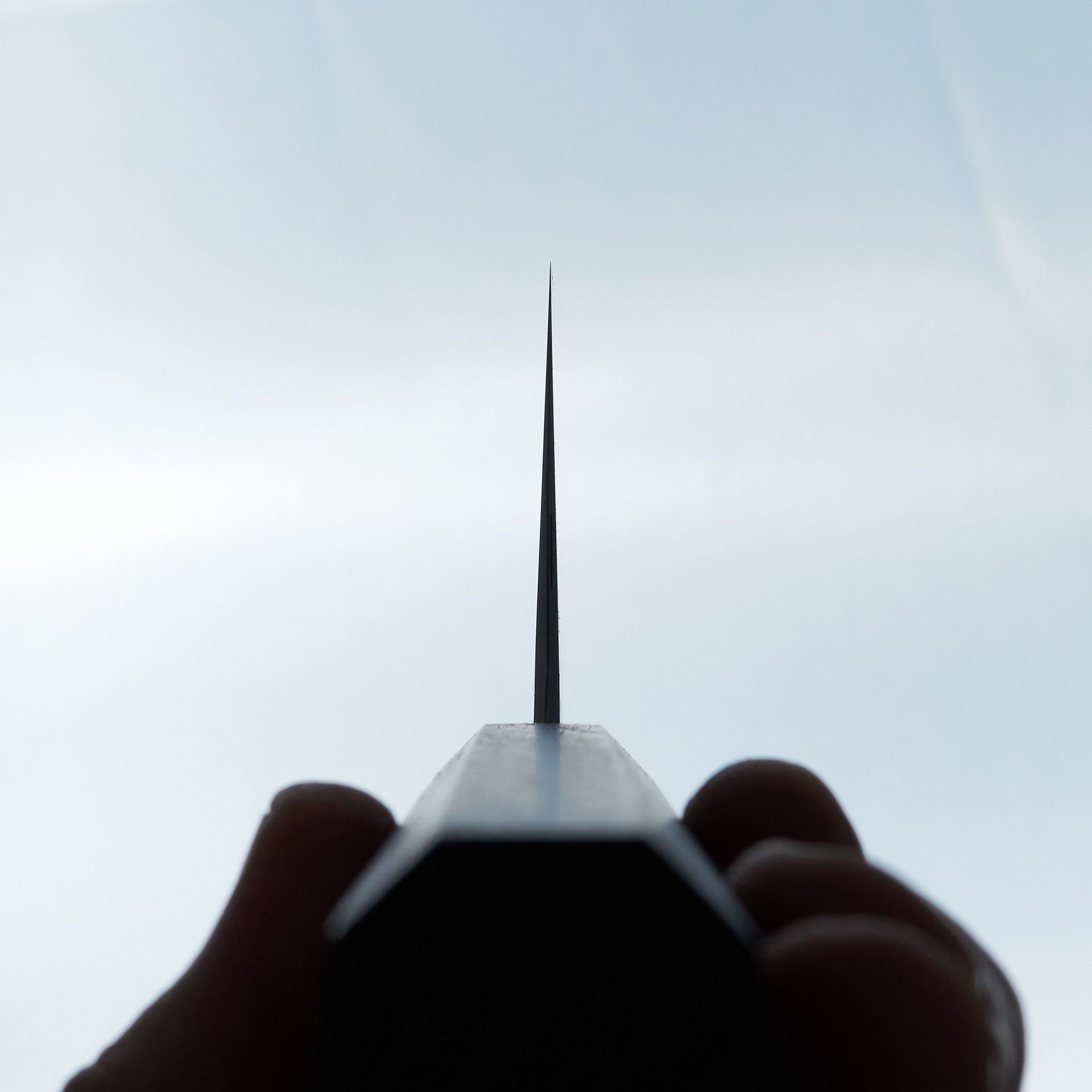 HADO Sumi Blue #1 Damascus Nakiri 165mm-Knife-Hado-Carbon Knife Co