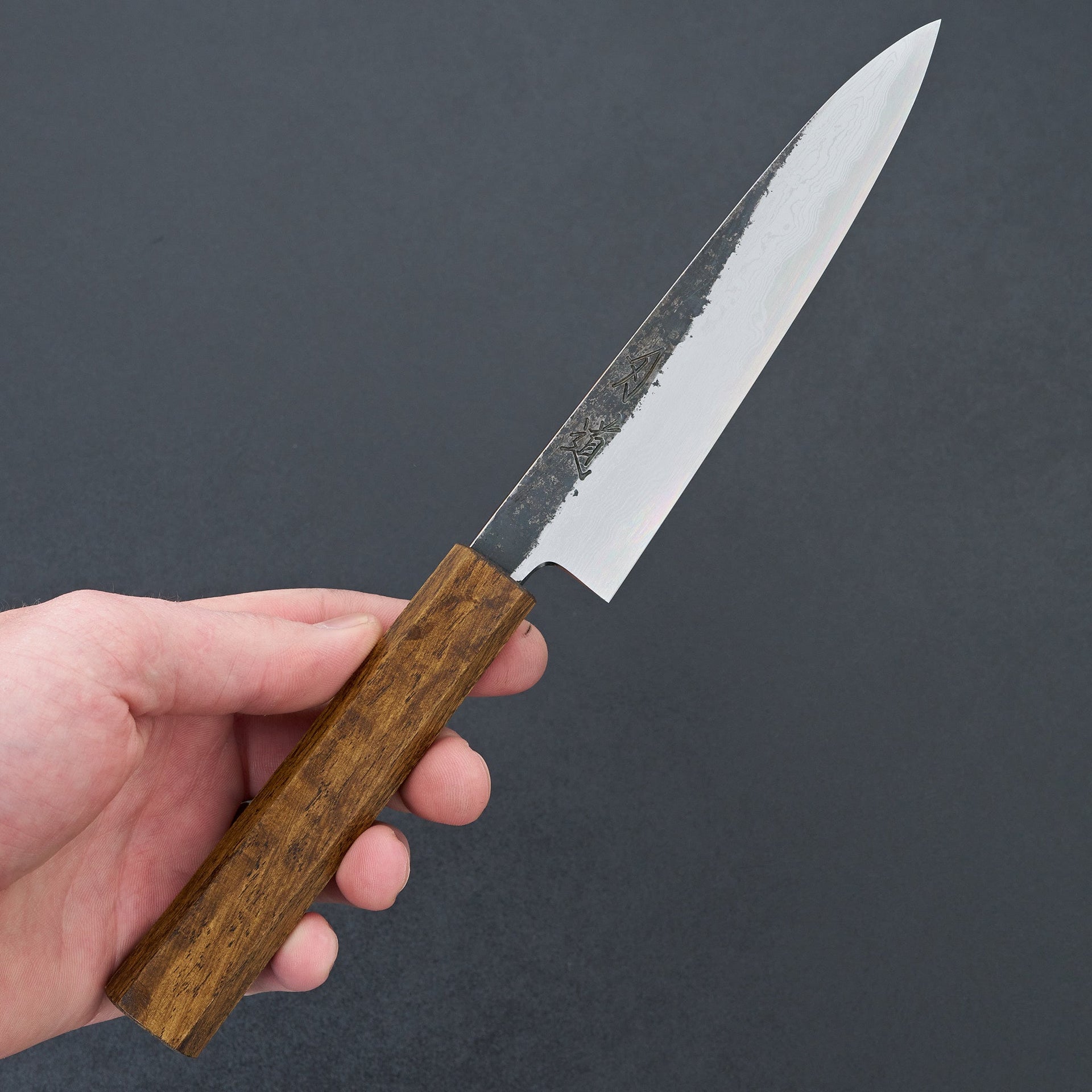 HADO Sumi Blue #1 Damascus Petty 150mm-Knife-Hado-Carbon Knife Co