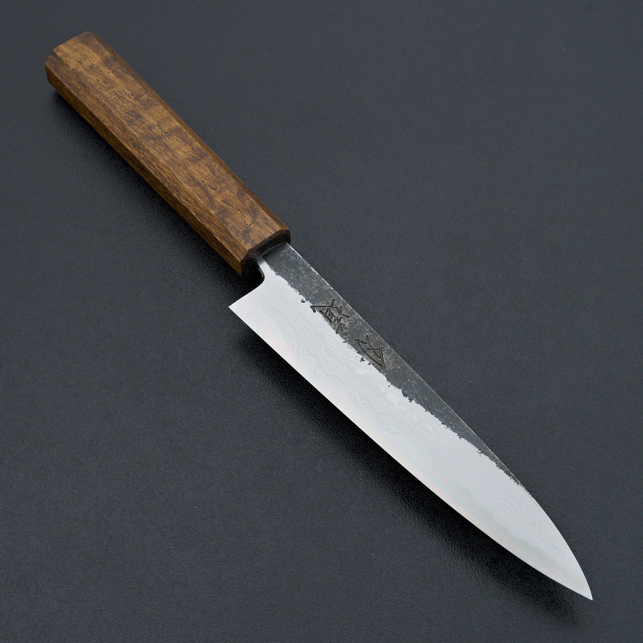 HADO Sumi Blue #1 Damascus Petty 150mm-Knife-Hado-Carbon Knife Co
