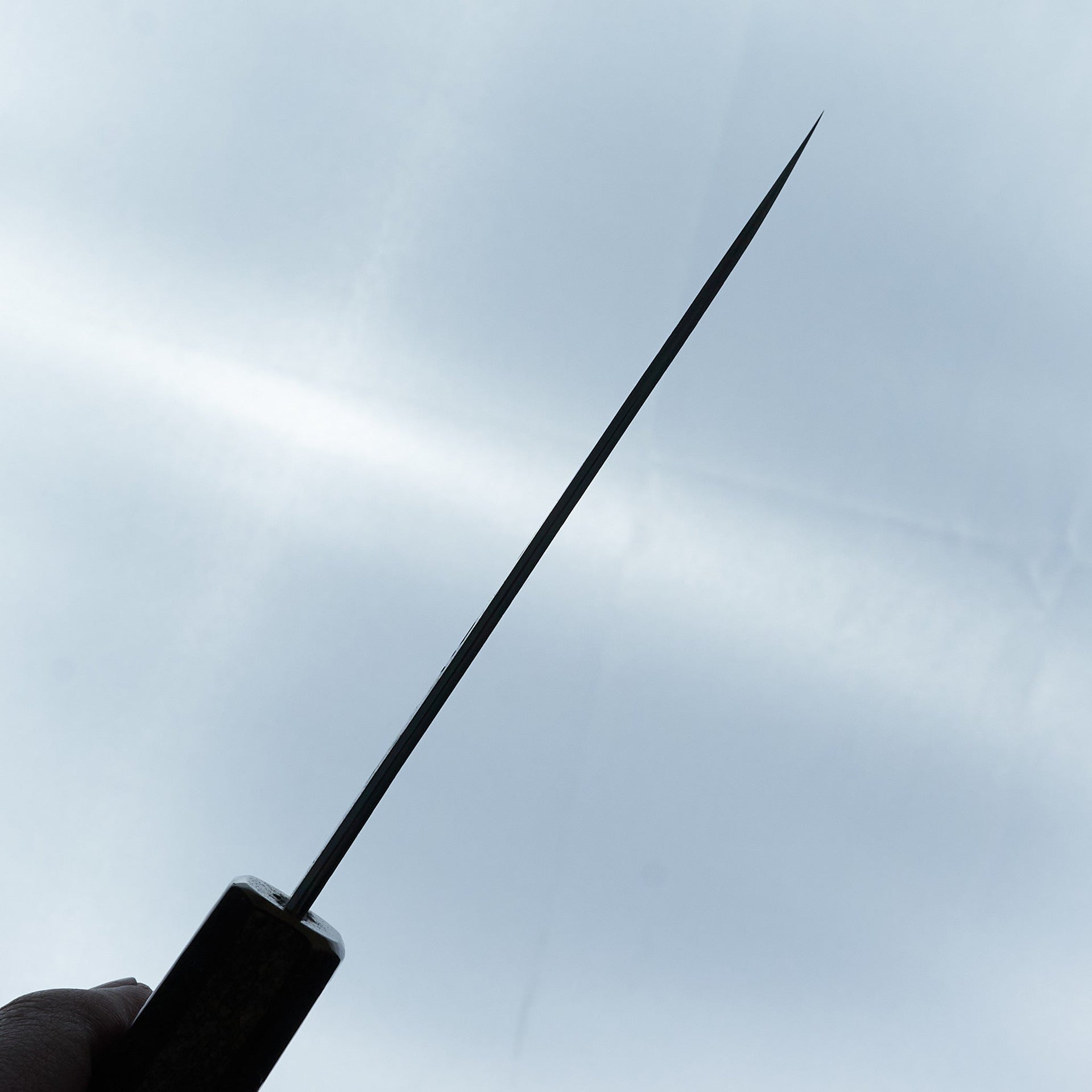 HADO Sumi White #2 Shou Santoku-Knife-Hado-Carbon Knife Co