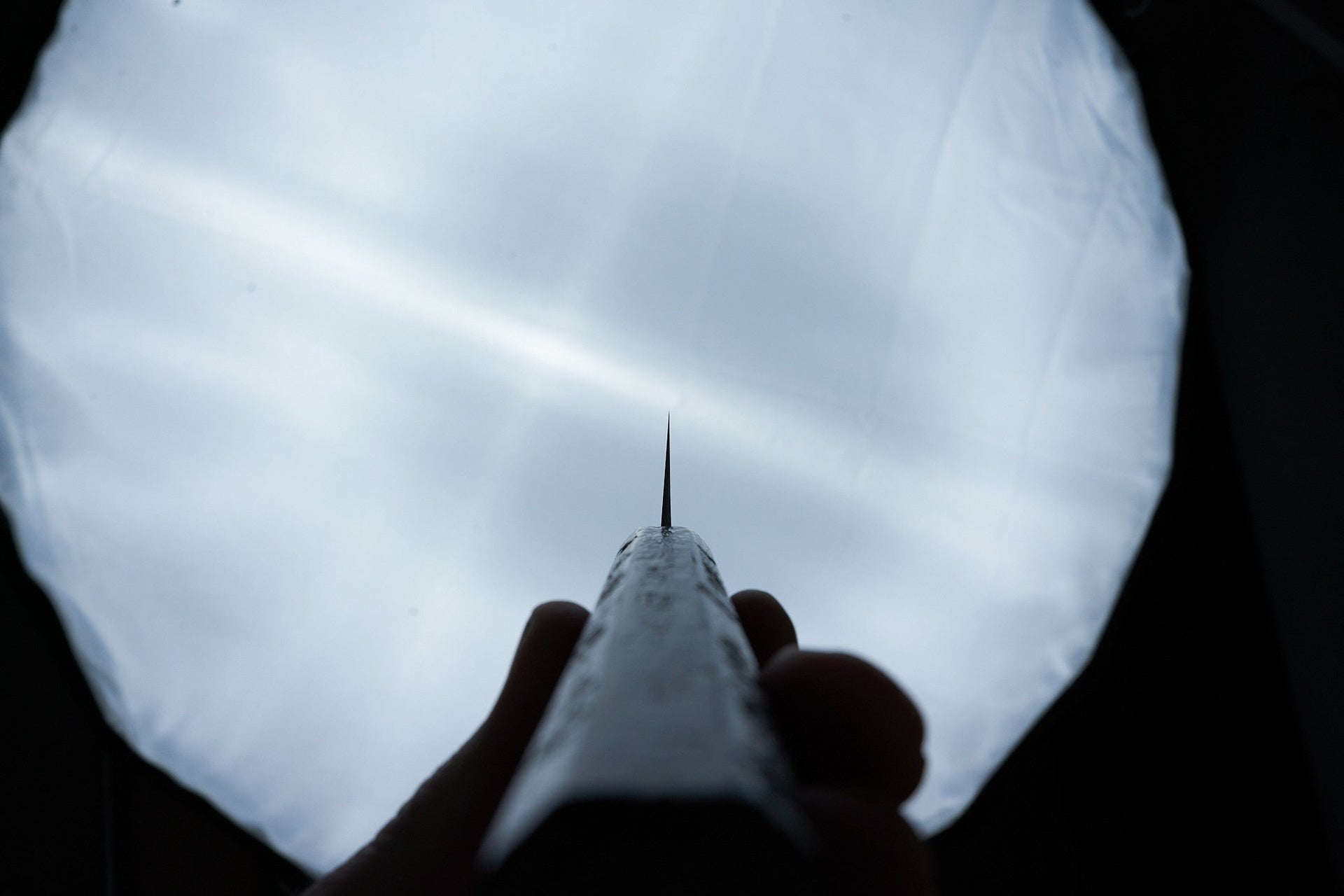 HADO Sumi White #2 Shou Santoku-Knife-Hado-Carbon Knife Co