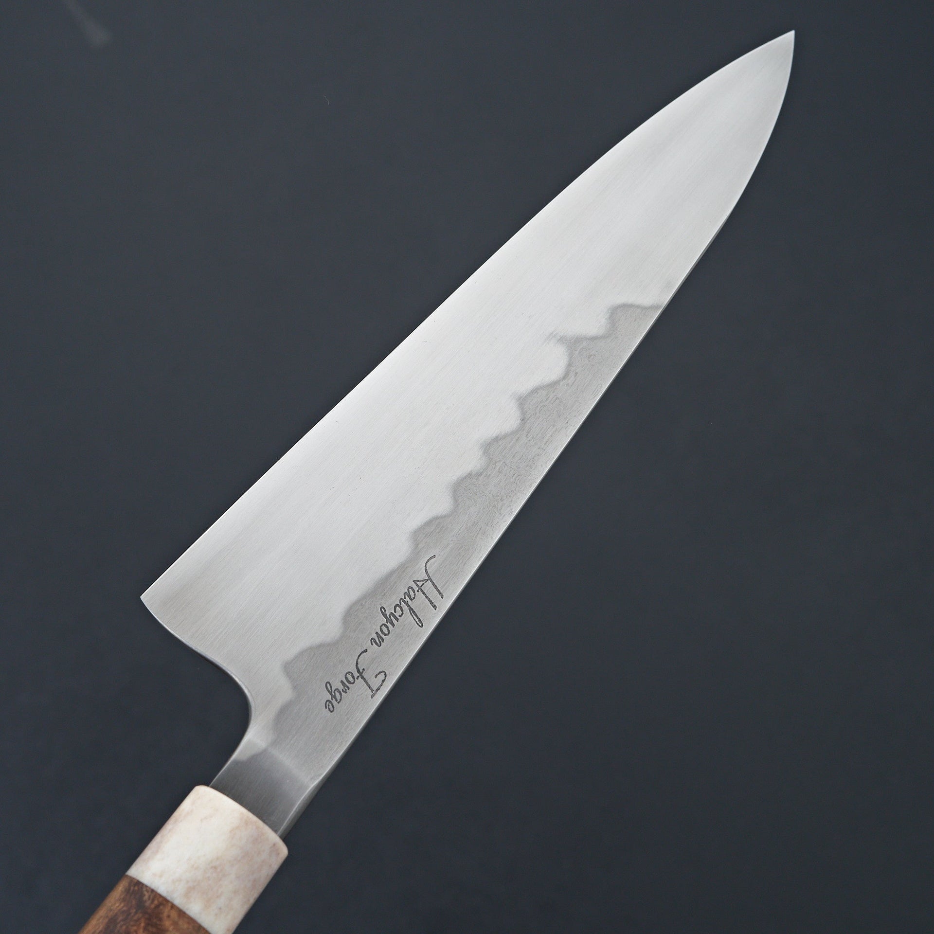 Halcyon Forge 26c3 Honyaki Petty 185mm Missouri Sycamore-Knife-Halcyon Forge-Carbon Knife Co