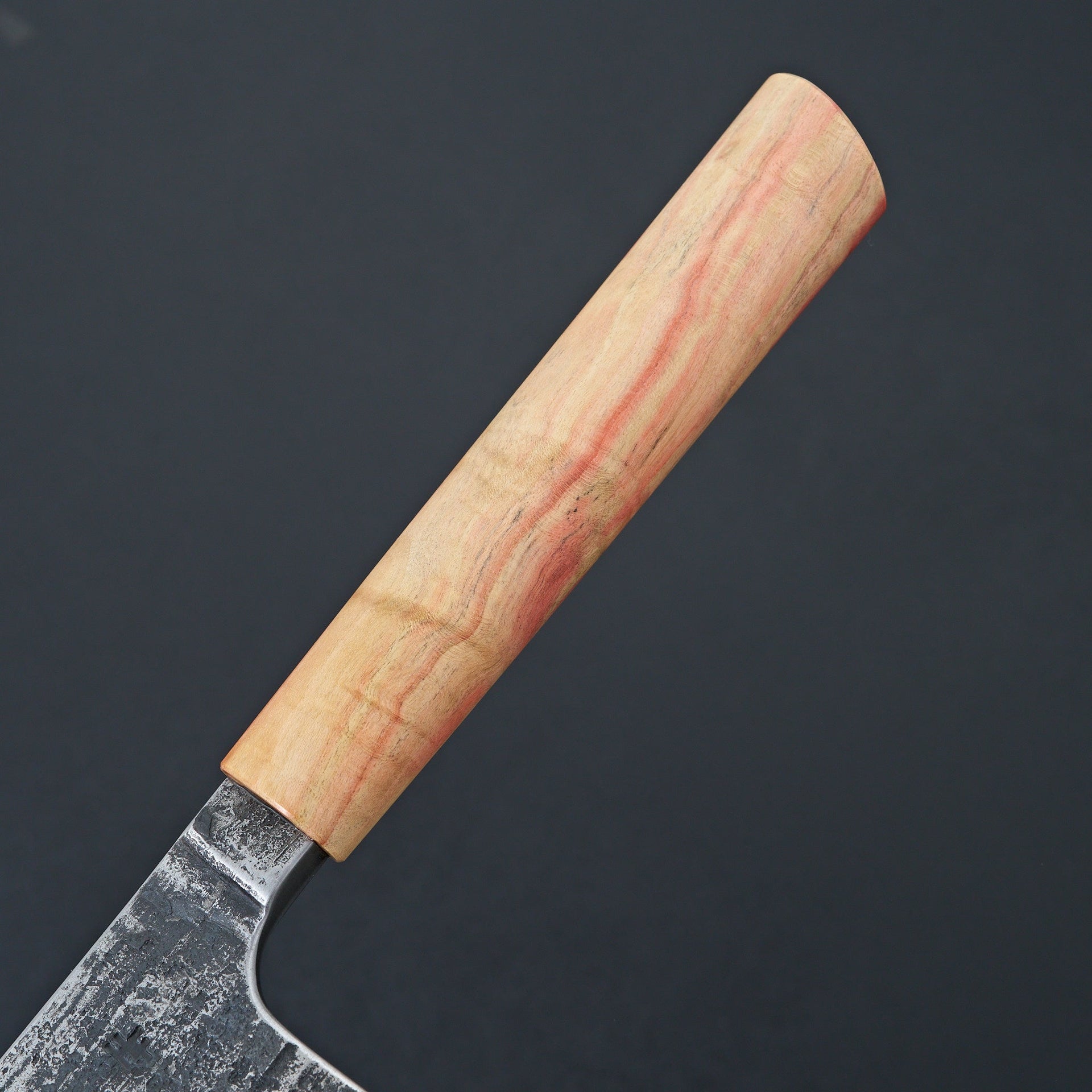 Halcyon Forge 26c3 Wrought Iron Gyuto 222mm Flame Box Elder-Knife-Halcyon Forge-Carbon Knife Co