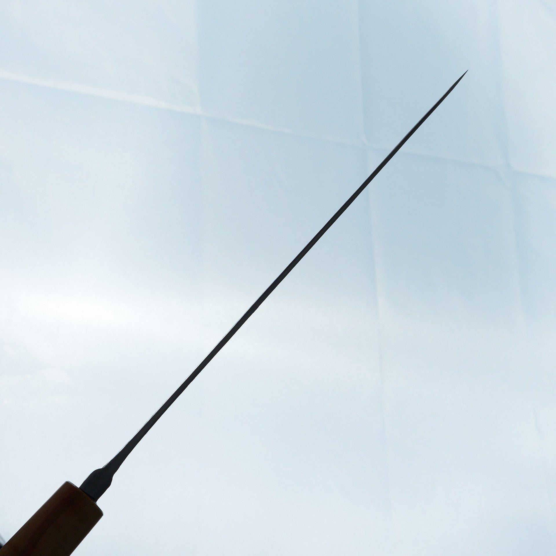 Halcyon Forge 26c3 Wrought Iron Gyuto 222mm Flame Box Elder-Knife-Halcyon Forge-Carbon Knife Co