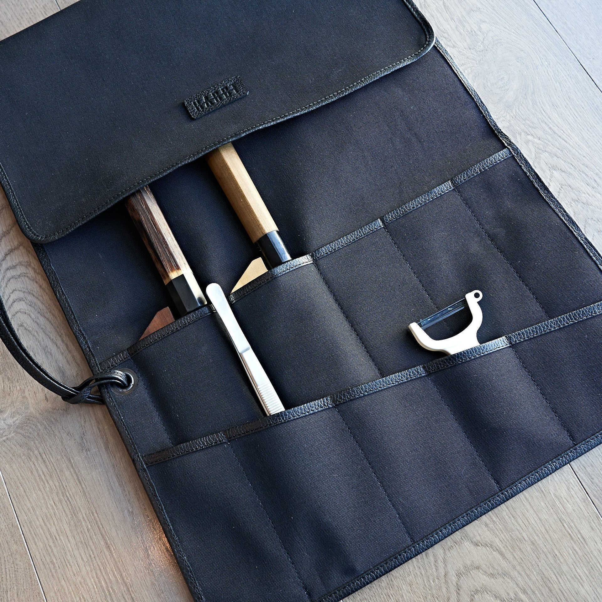 Hardt Asphyx Canvas Black Large Knife Bag-Hardt-Carbon Knife Co