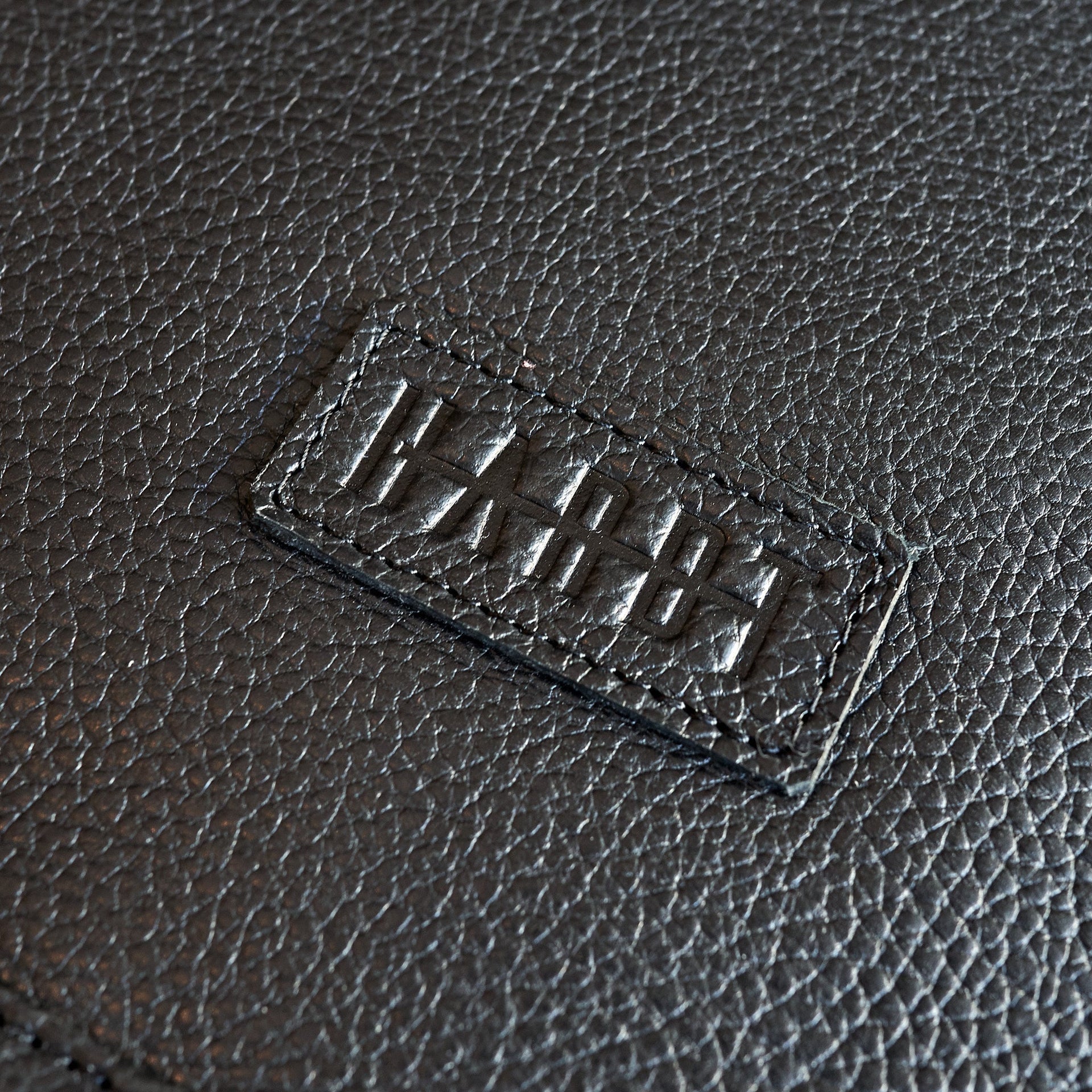 Hardt Asphyx Leather Black & White Waves Large Knife Bag-Hardt-Carbon Knife Co