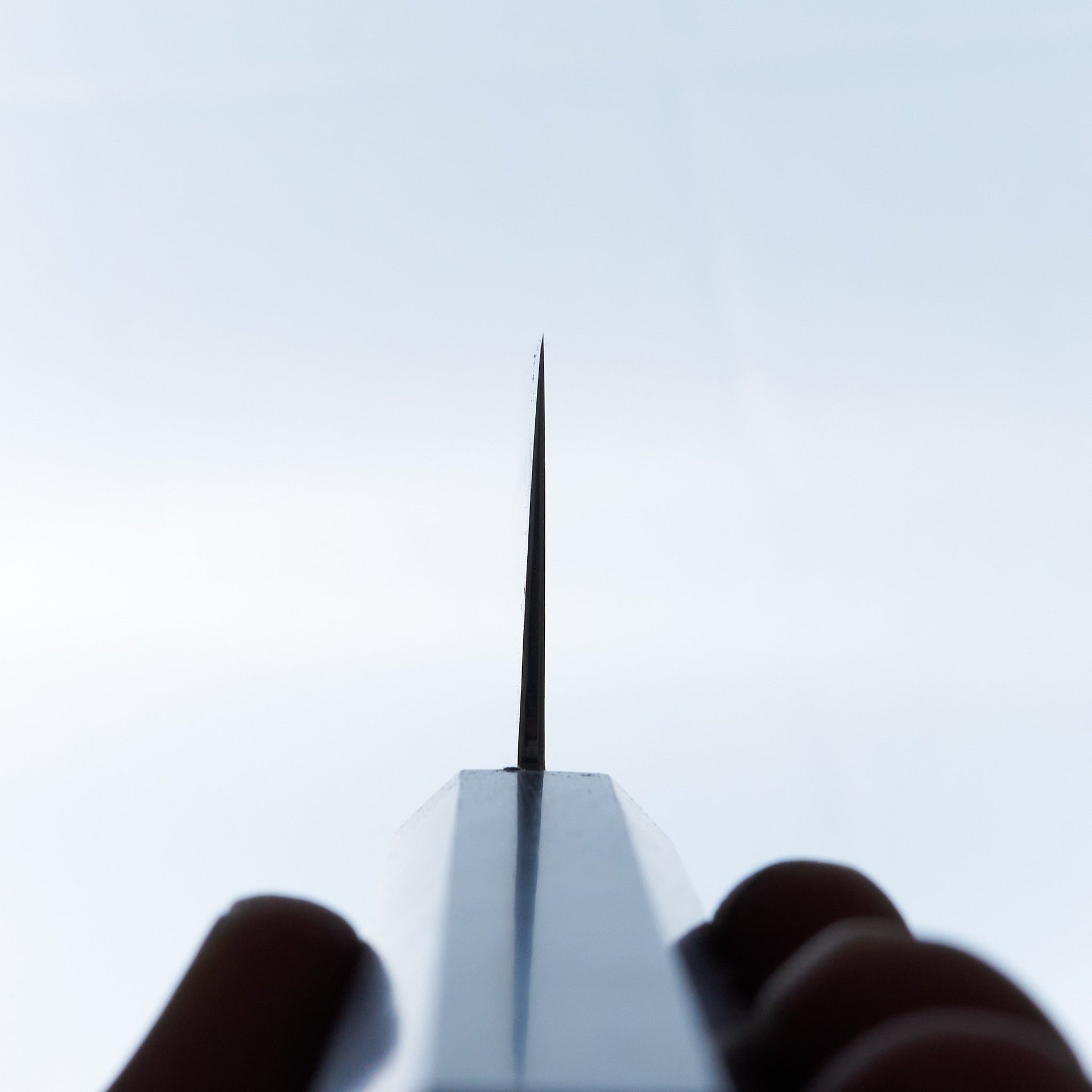 Hatsukokoro Hayabusa Blue 2 Rainbow Damascus Santoku 180mm-Knife-Hatsukokoro-Carbon Knife Co