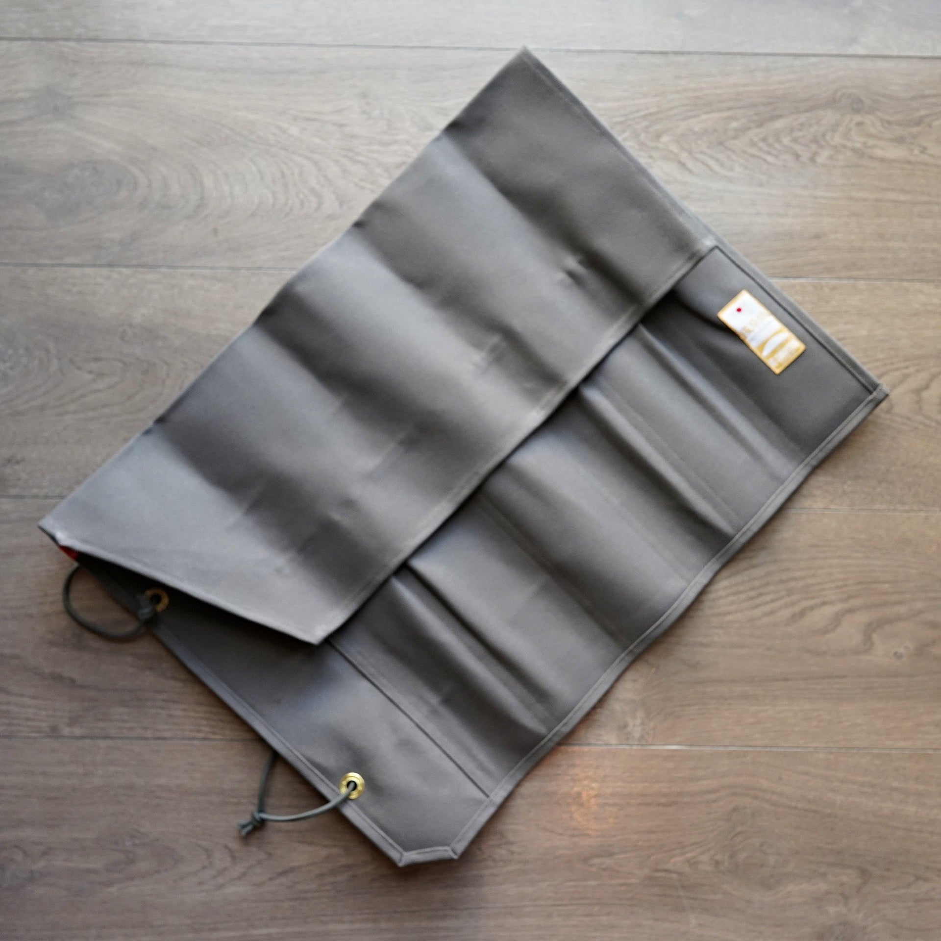 Hi-Condition Hanpu Canvas 6 Pockets Knife Roll Dark Gray-Knife Accessories-Hitohira-Carbon Knife Co