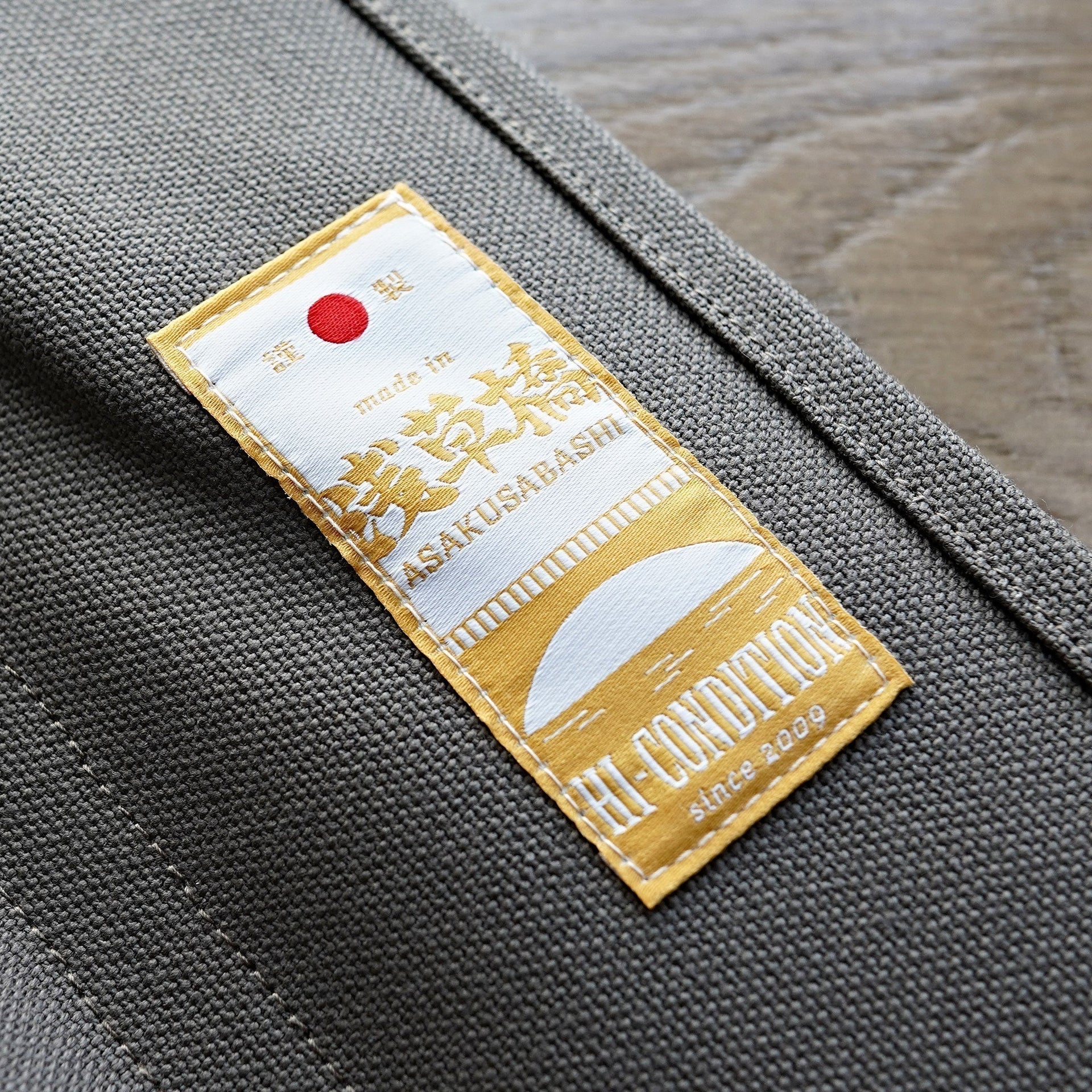 Hi-Condition Hanpu Canvas 6 Pockets Knife Roll Dark Gray-Knife Accessories-Hitohira-Carbon Knife Co