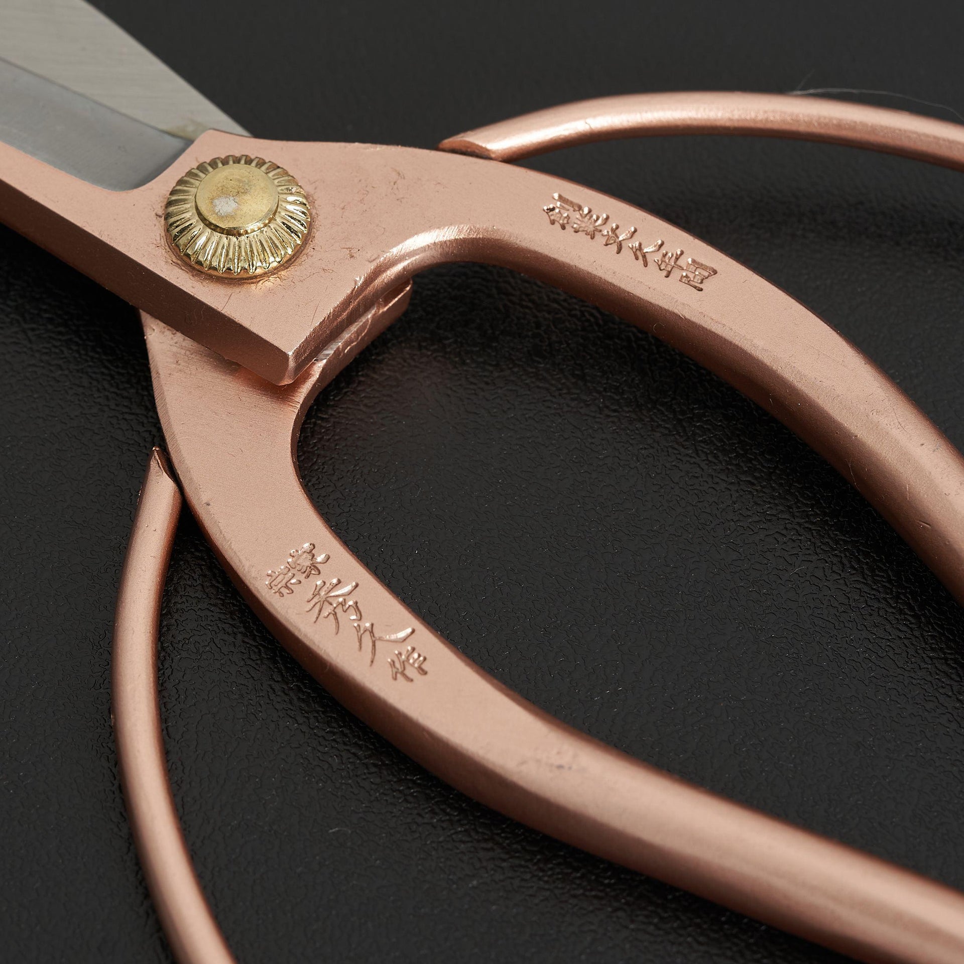 Hidehisa Flower Shears Sakura Gold 165mm-Accessories-Toyama Hamono-Carbon Knife Co