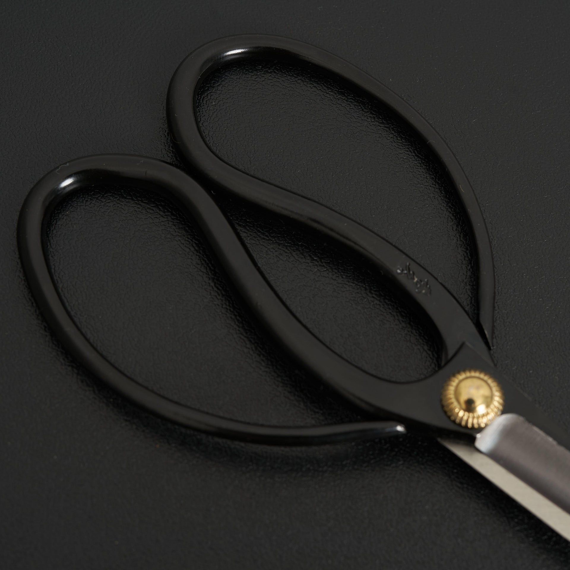 Hidehisa Mini Okubo Shears Black 135mm-Accessories-Toyama Hamono-Carbon Knife Co