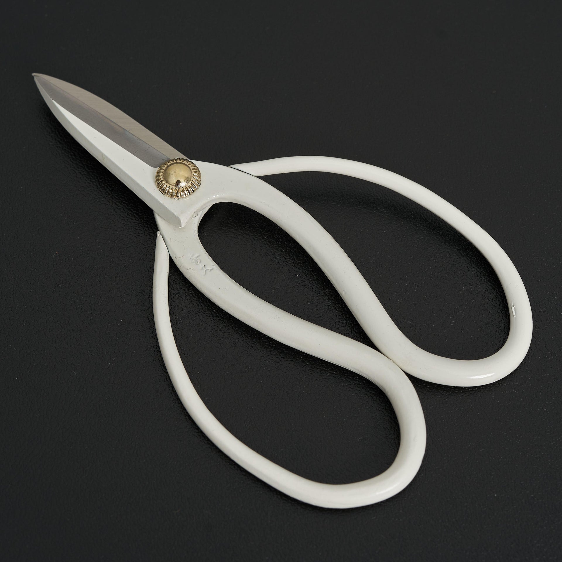 Hidehisa Mini Okubo Shears White 135mm-Accessories-Toyama Hamono-Carbon Knife Co