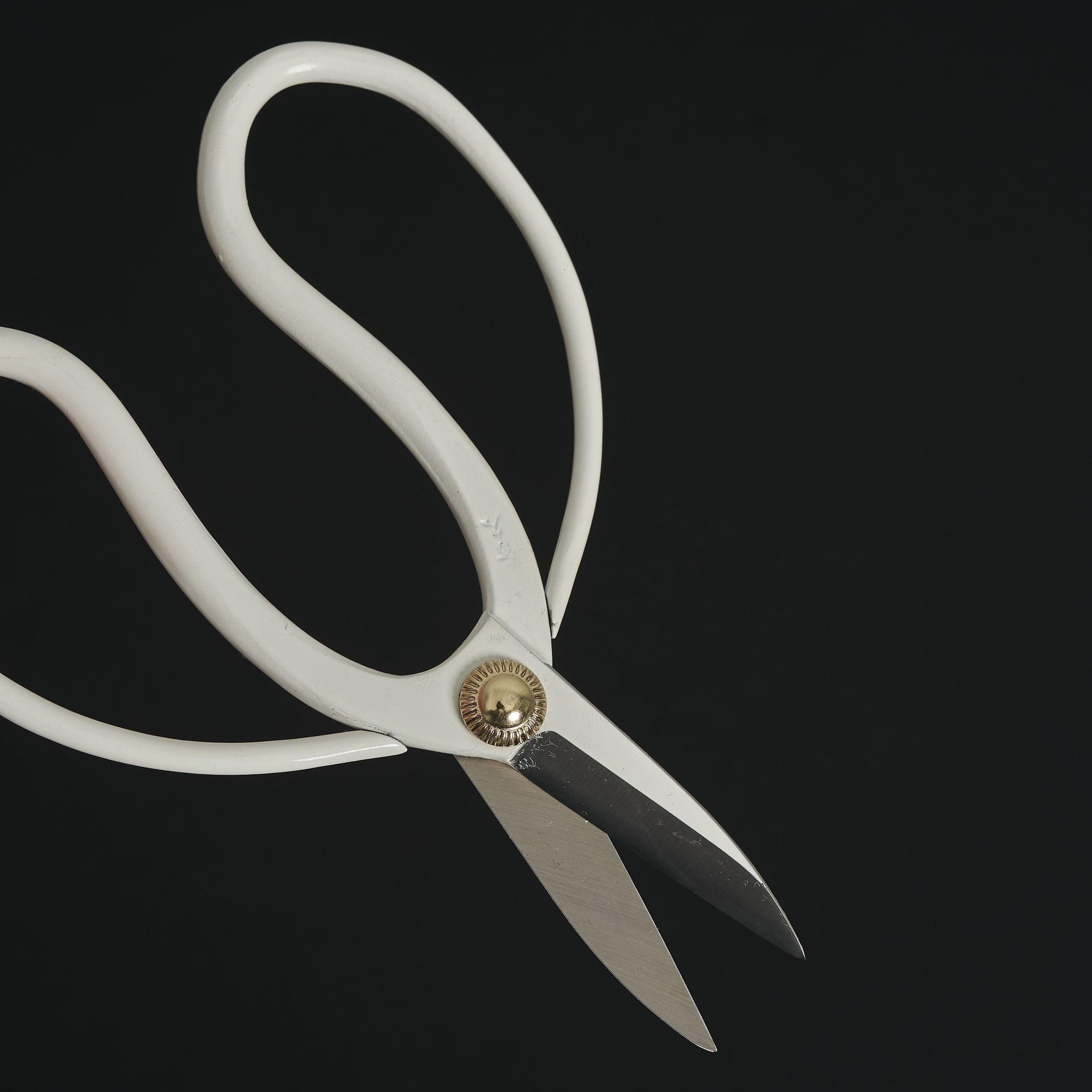 Hidehisa Mini Okubo Shears White 135mm-Accessories-Toyama Hamono-Carbon Knife Co