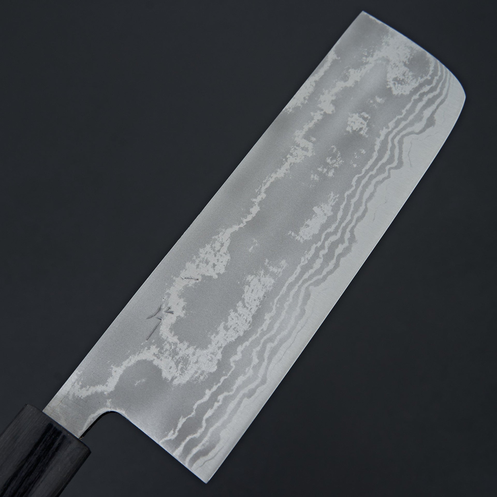 Hitohira GR Blue #2 Damascus Nakiri 165mm-Knife-Hitohira-Carbon Knife Co