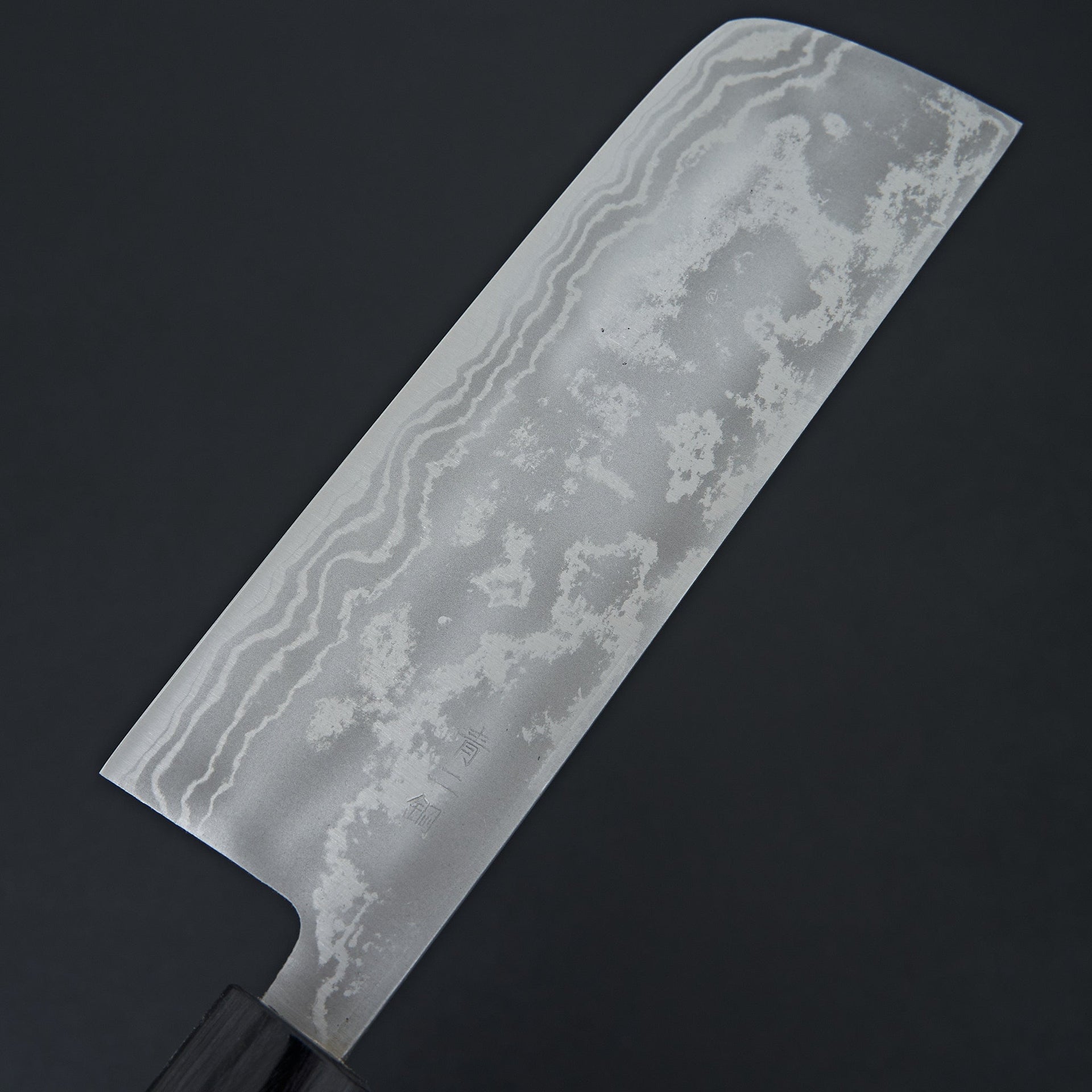 Hitohira GR Blue #2 Damascus Nakiri 165mm-Knife-Hitohira-Carbon Knife Co
