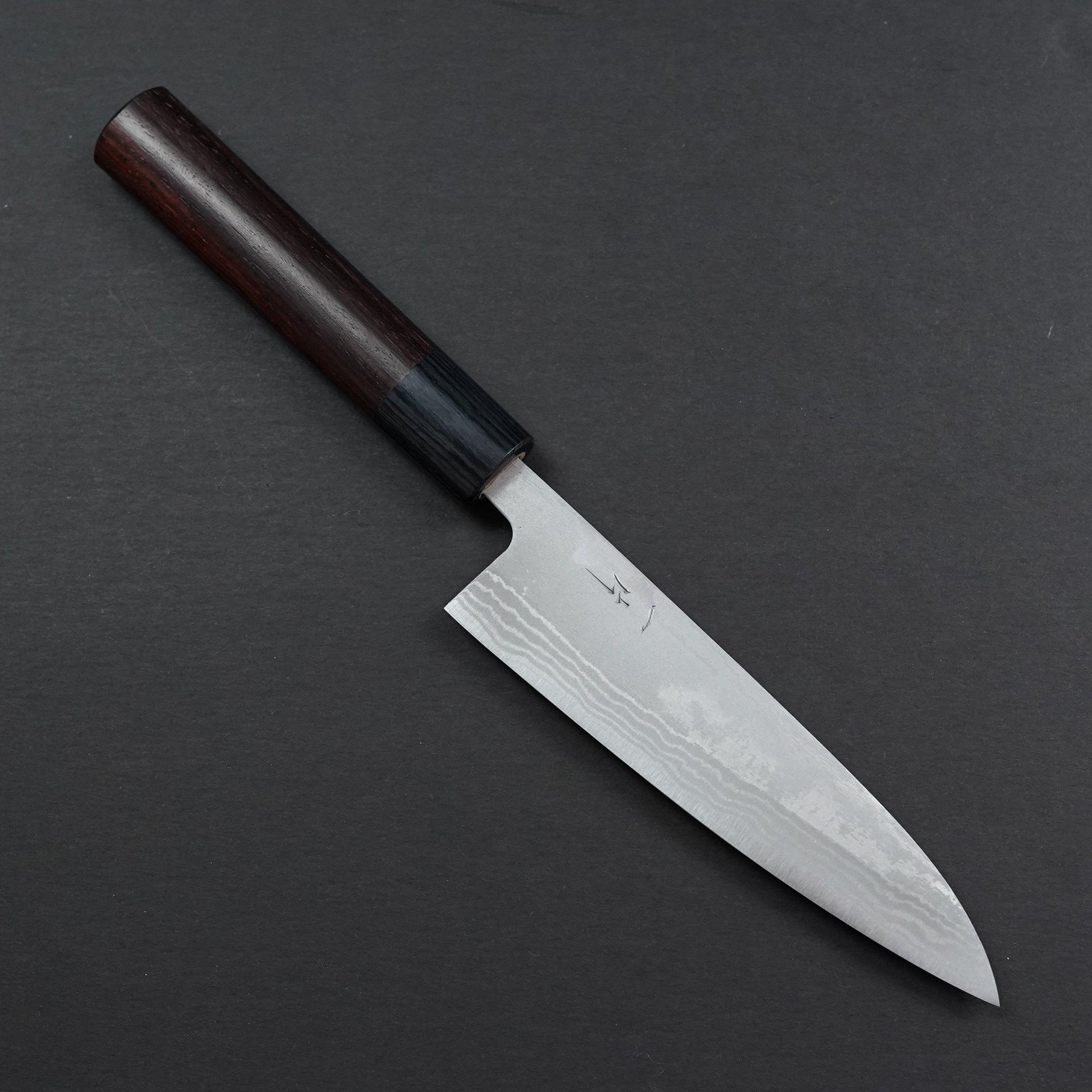 Hitohira GR Damascus Blue #2 Petty 135mm-Knife-Hitohira-Carbon Knife Co